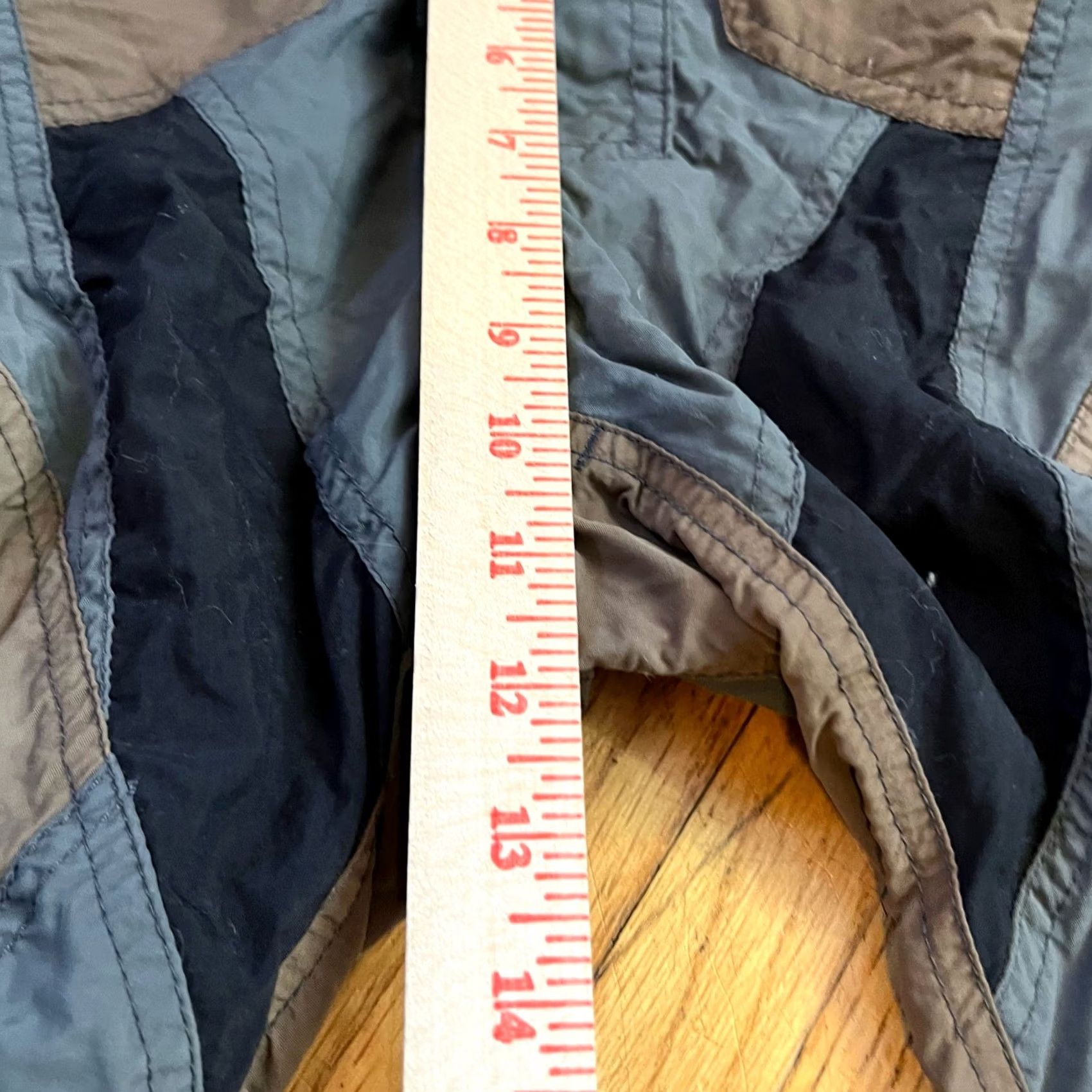 Vintage Trikava Cycle Cargo Shorts Mens Medium Blue Gray Belted Size US 31 - 6 Thumbnail