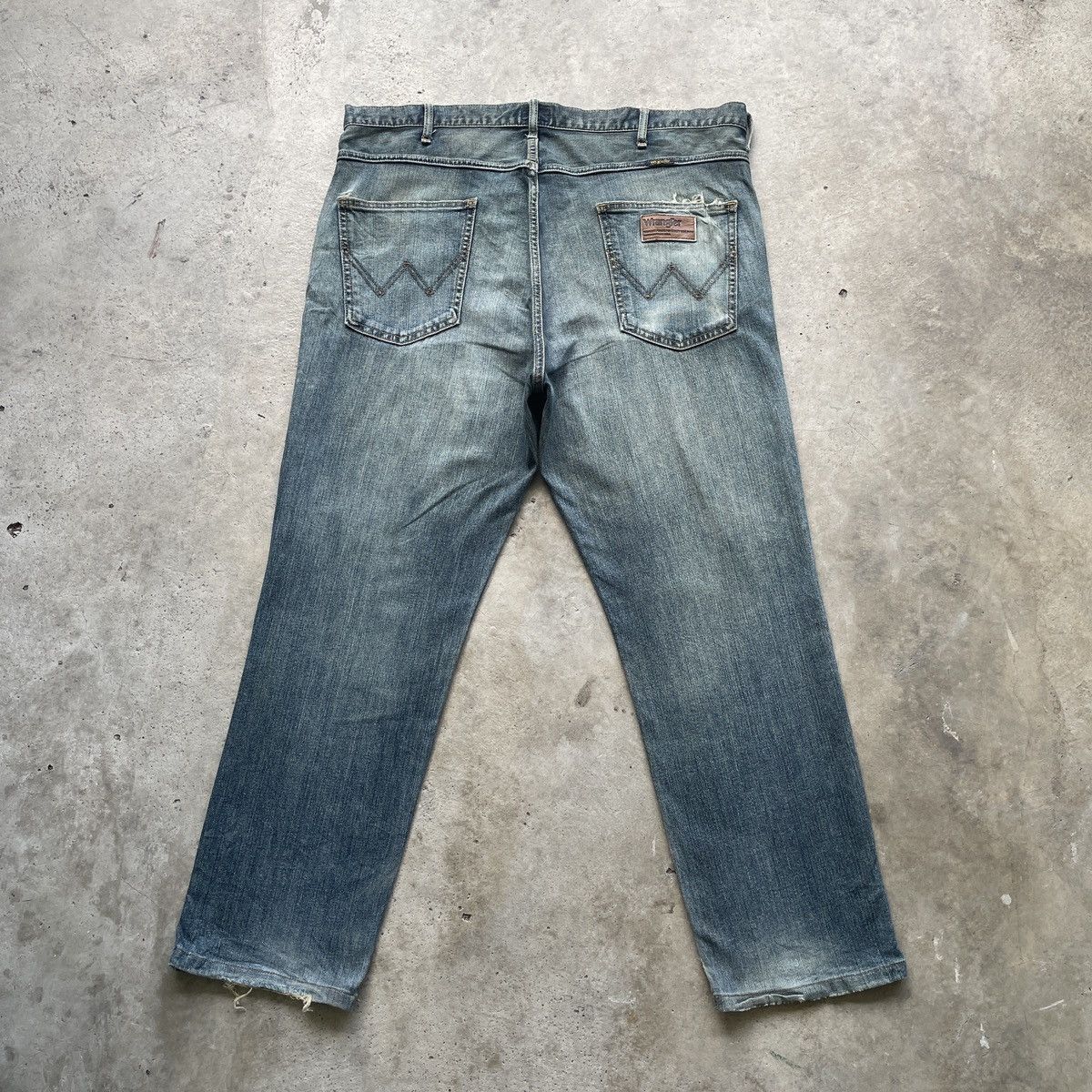 Wrangler W40 Vintage Wrangler Jeans MudWash Faded Denim Pants Size US 40 / EU 56 - 10 Thumbnail