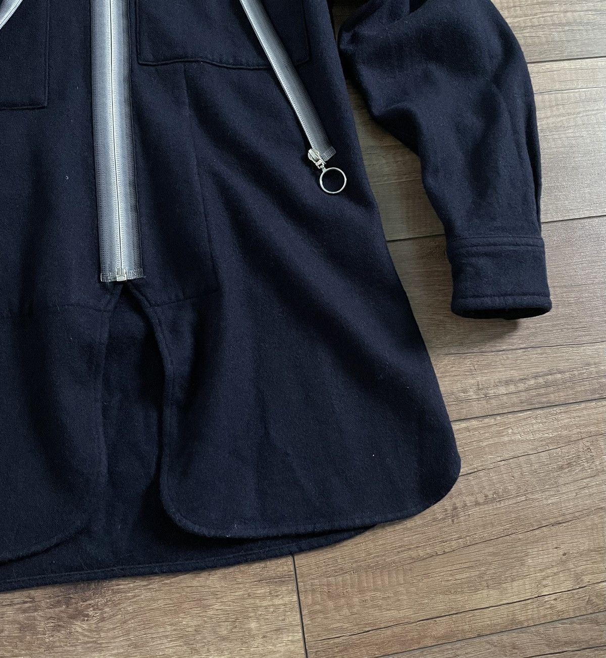 Yohji Yamamoto Rare Vintage Yohji Yamamoto Military Wool Jacket Overshirt Size US S / EU 44-46 / 1 - 4 Thumbnail