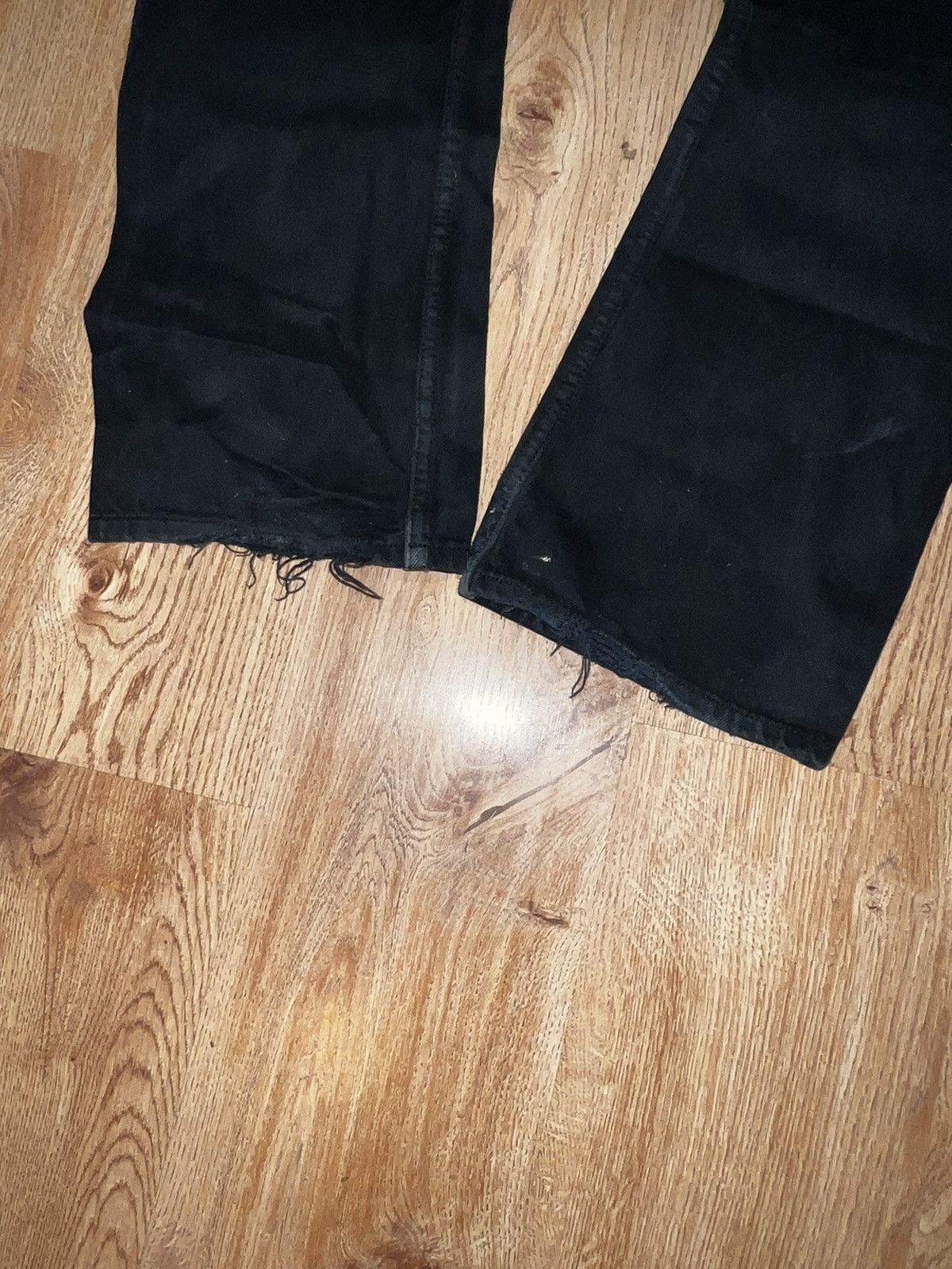 Levi's Vintage Clothing × Vintage Vintage Levis Strauss 501 black denim jeans 👖 Size US 32 / EU 48 - 6 Thumbnail