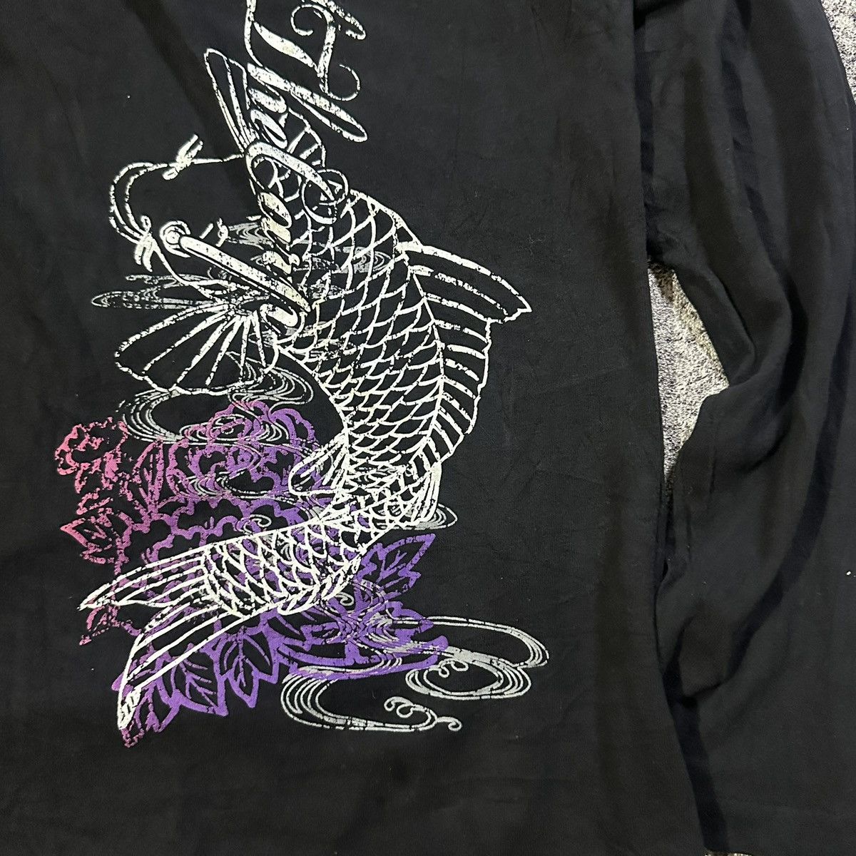 Beauty Beast Japanese undefined Traditional Koi Sukajan Long sleeve Size US XL / EU 56 / 4 - 4 Thumbnail