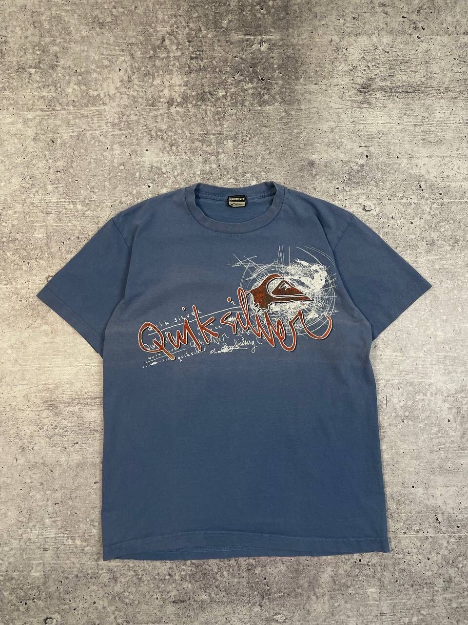 Quiksilver Vintage 90s Quiksilver Big Logo Tee T-Shirt Y2K Size US L / EU 52-54 / 3 - 1 Thumbnail