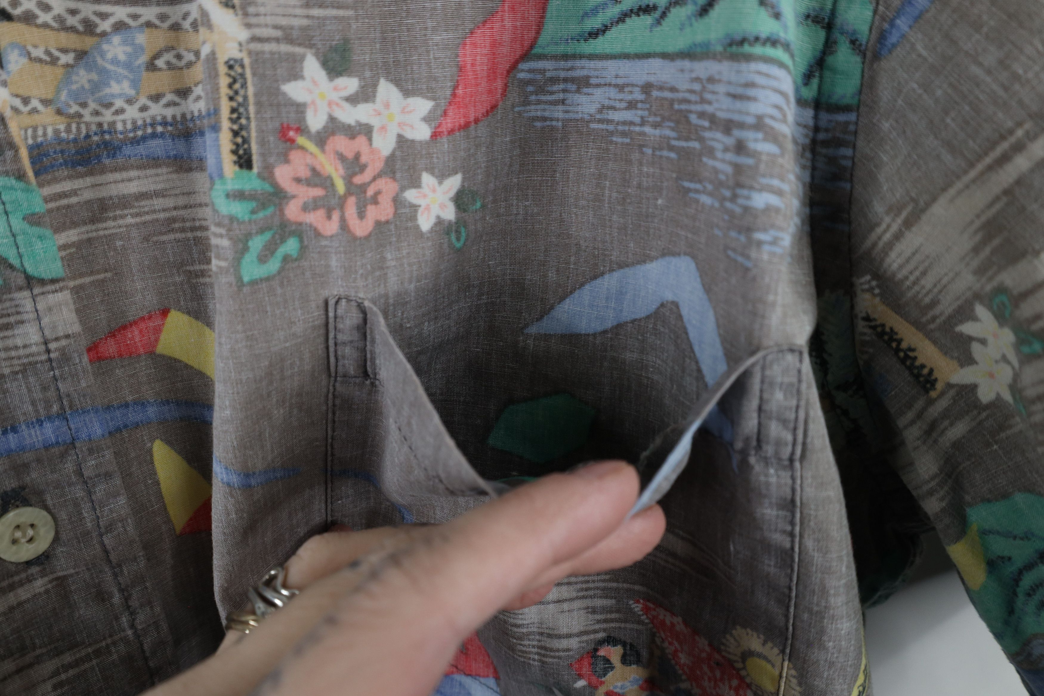 Reyn Spooner × Vintage Vintage 90s Reyn Spooner Hawaiian Button Down Shirt USA Size US L / EU 52-54 / 3 - 4 Thumbnail