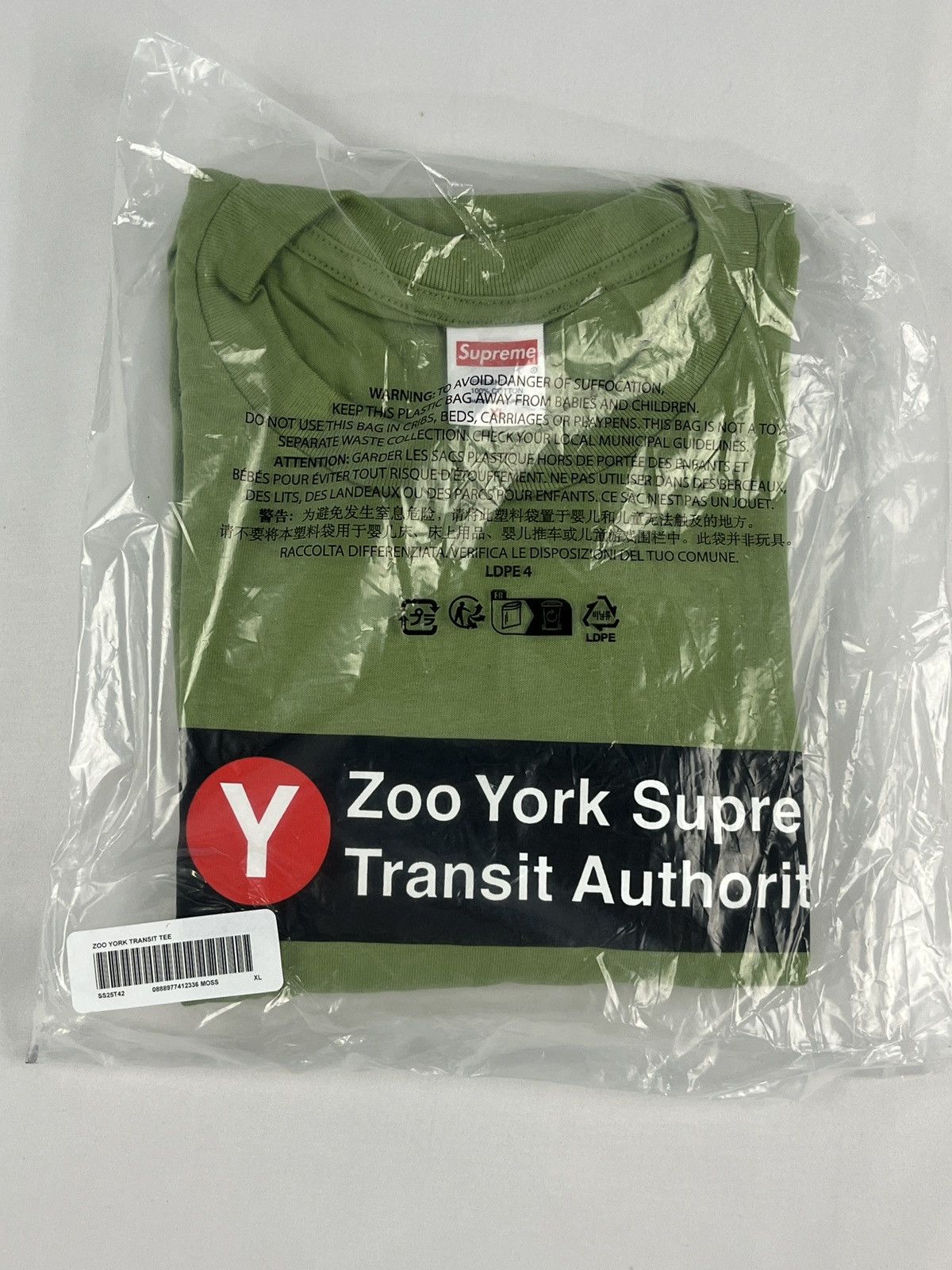 Supreme Supreme Zoo York Transit Tee Size US XL / EU 56 / 4 - 1 Thumbnail
