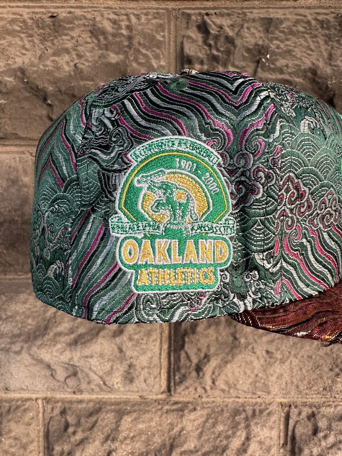 MLB × New Era × Supreme 7 1/2 OAKLAND ATHLETICS A CENTURY OF BASEBALL FITTED CAP Size ONE SIZE - 3 Thumbnail