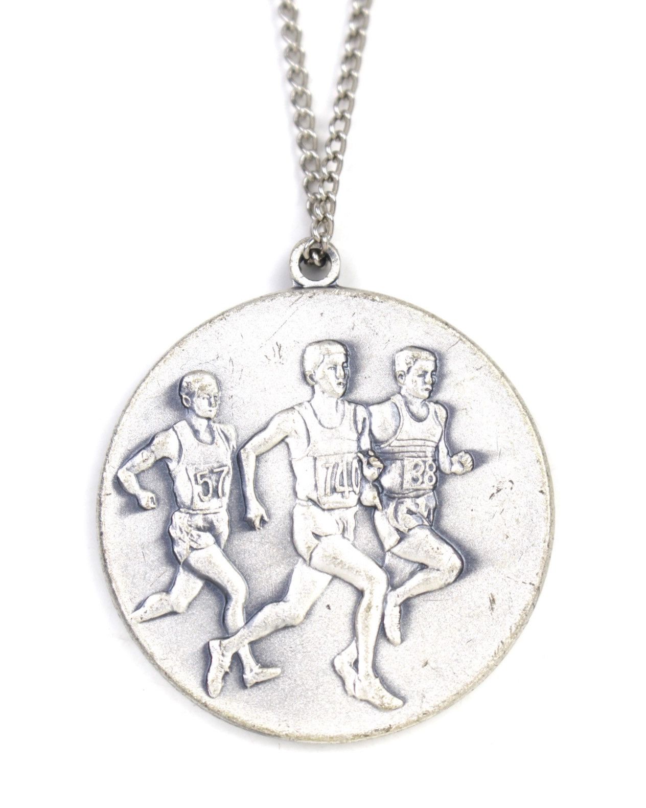 Vintage 1980 SHŌWA JAPAN WALK & RUN COMMEMORATIVE MEDAL NECKLACE Size ONE SIZE - 1 Thumbnail