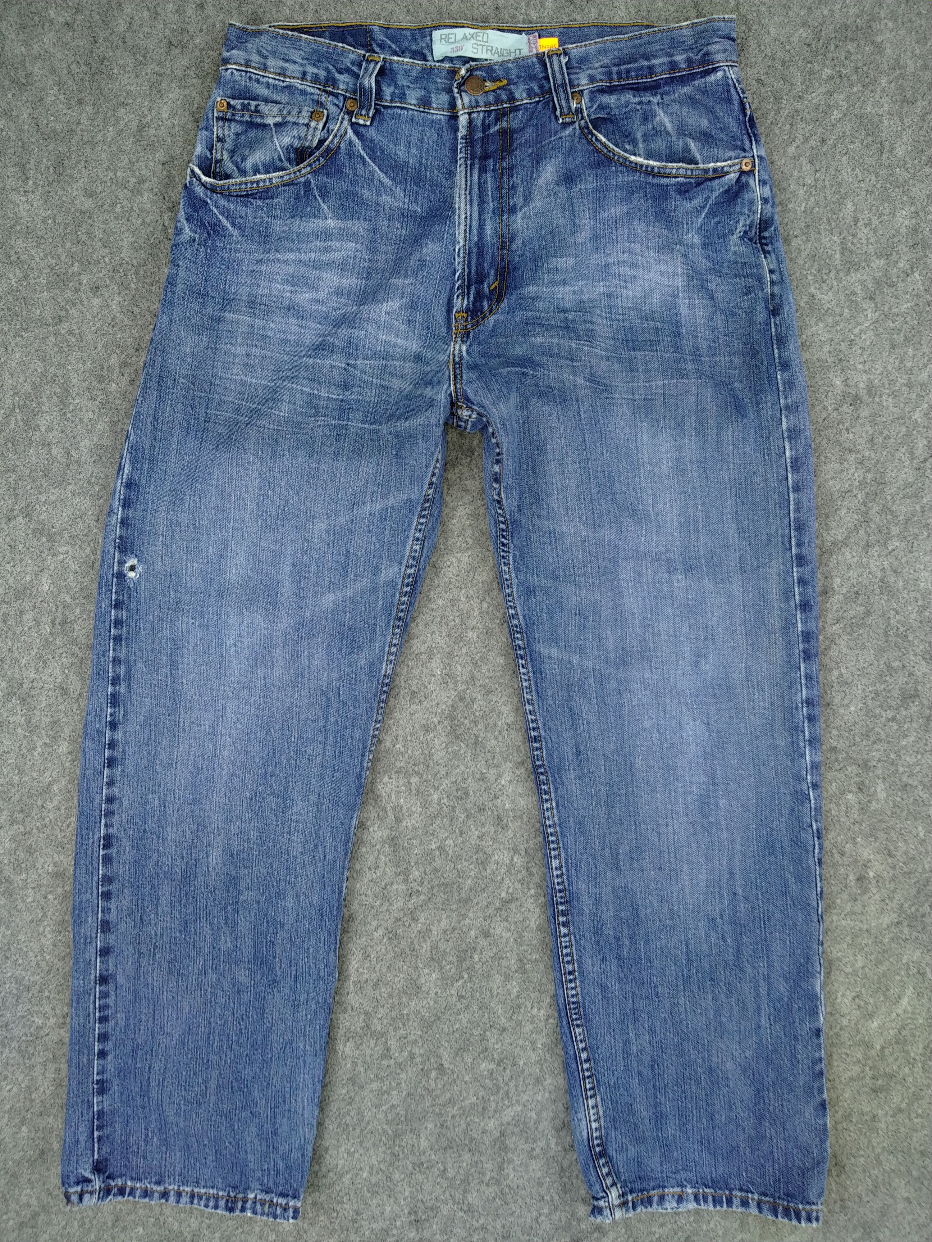 Levi's Blue Relaxed Straight Vintage Levi's 559 Denim JN285 Size US 32 / EU 48 - 1 Thumbnail