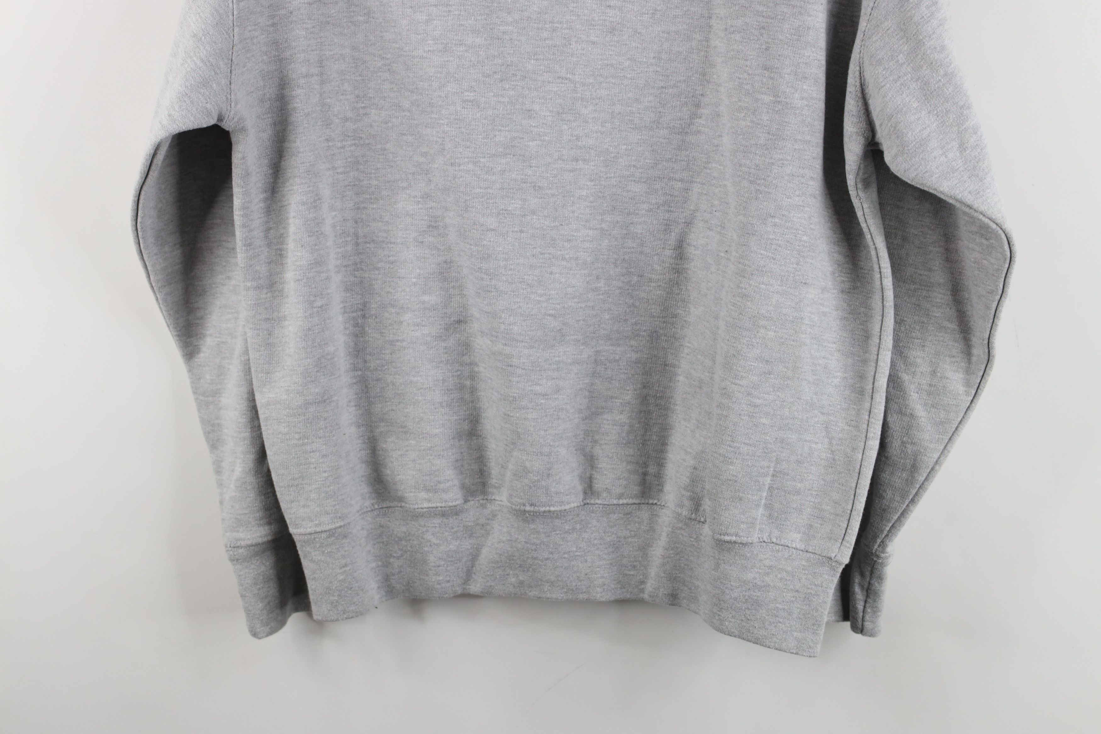 Vintage Vintage Y2K Streetwear Blank Hoodie Sweatshirt Heather Gray Size US M / EU 48-50 / 2 - 10 Thumbnail