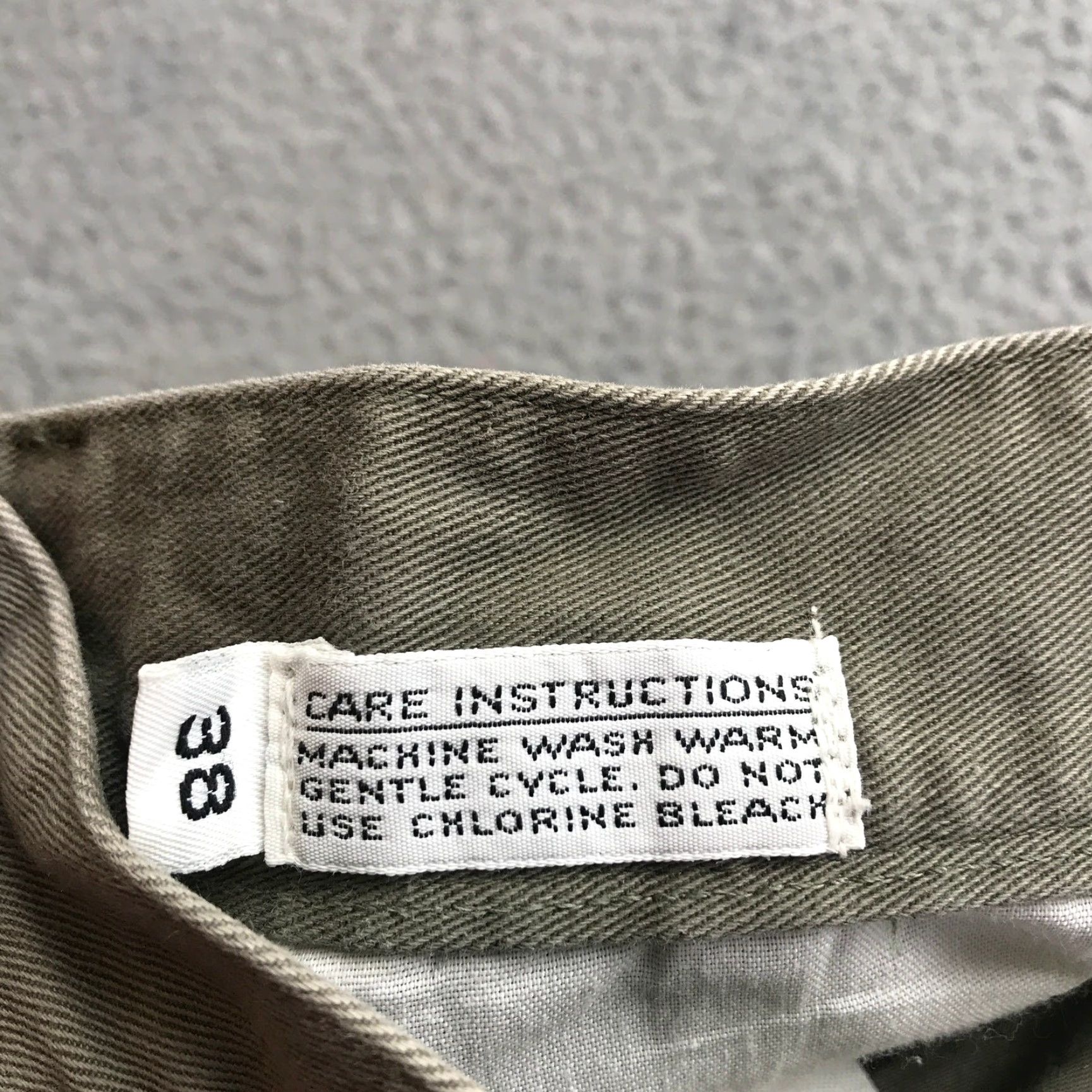 Brooks Brothers VINTAGE Brooks Brothers Pants Men 38x26 Twill Chino Green Regular High Rise 90s Preppy Casual Size US 38 / EU 54 - 3 Thumbnail