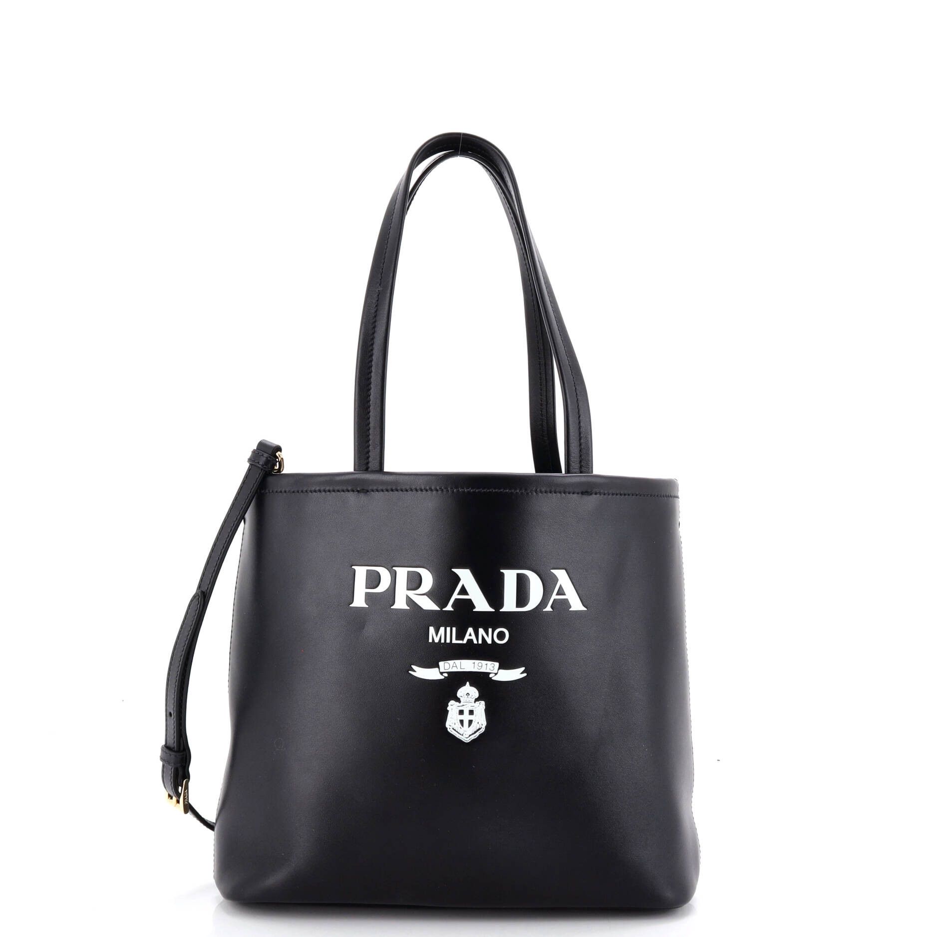 Prada Logo Convertible Open Tote Size ONE SIZE - 1 Thumbnail