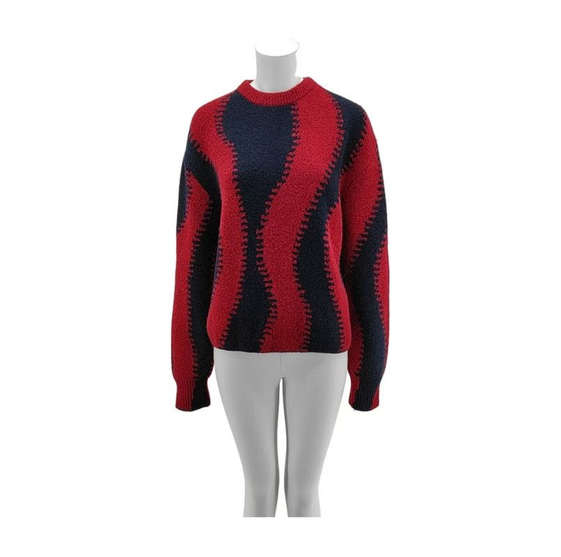 Loewe Loewe Red Wool Long Sleeve Sweater 0089 Size XS / US 0-2 / IT 36-38 - 1 Thumbnail