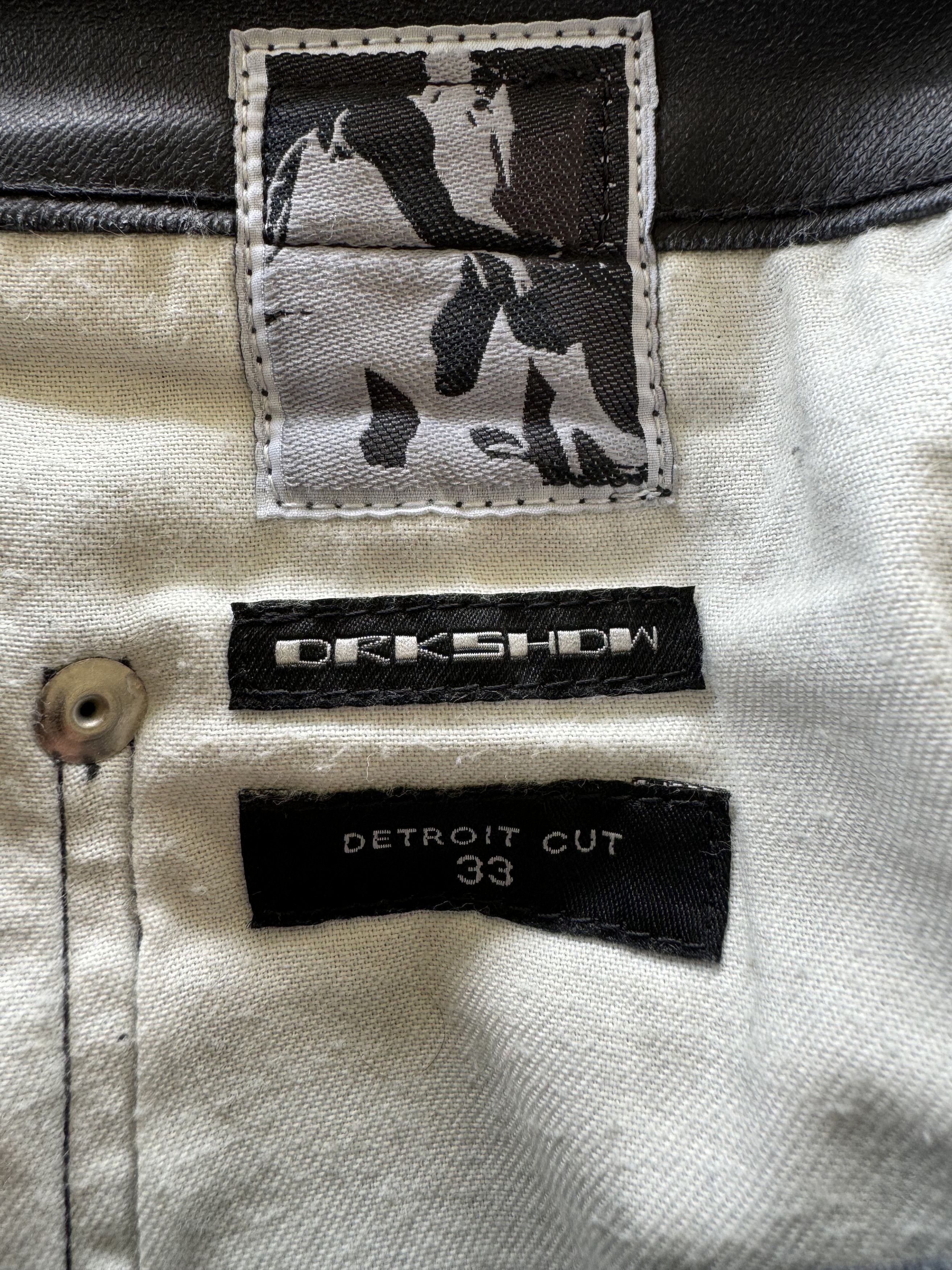 Rick Owens Vintage Rick Owens Waxed Pentagram Pants Size US 33 - 12 Thumbnail