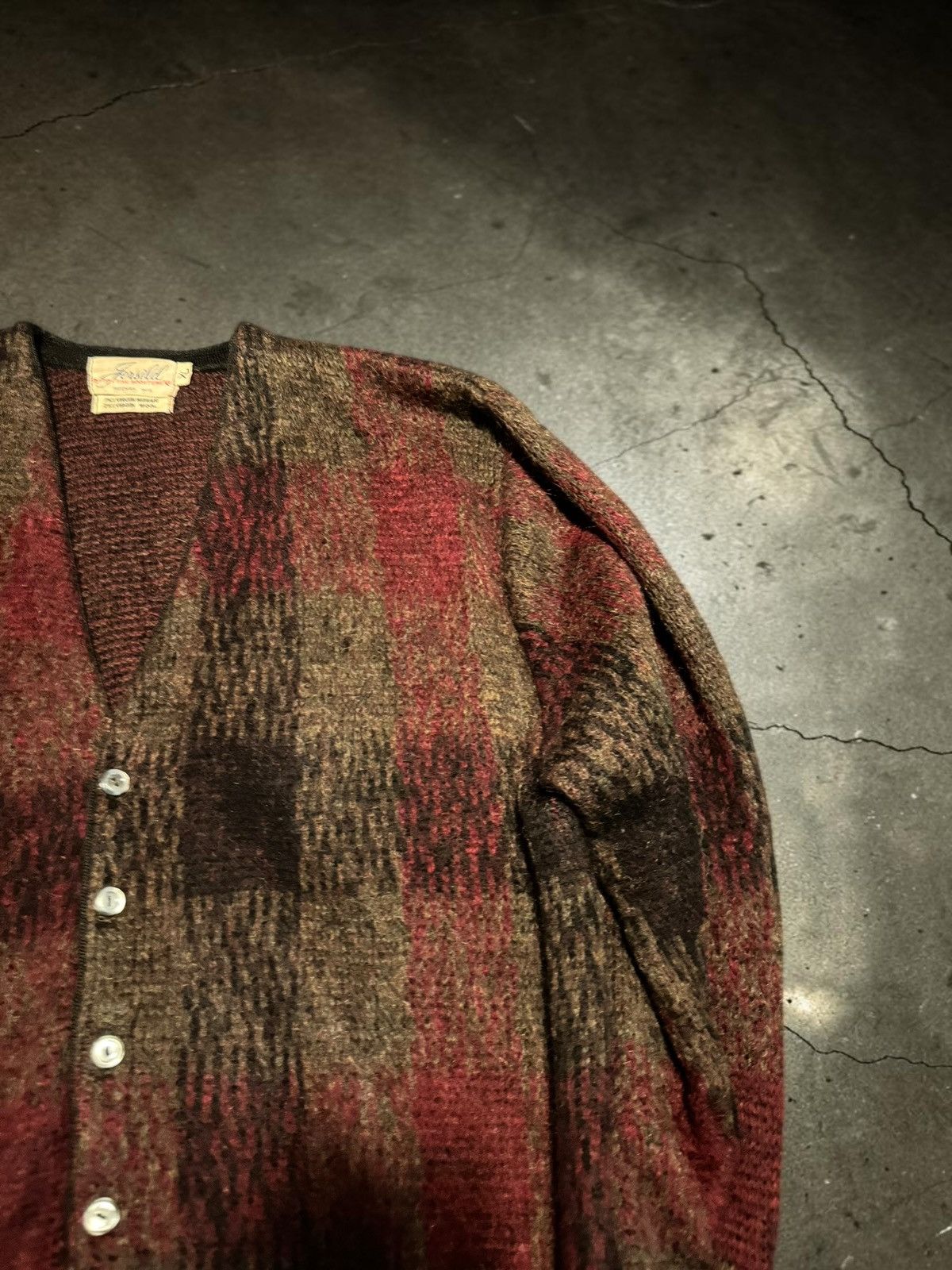 Vintage 1960's Vintage Mohair Cardigan Size US XL / EU 56 / 4 - 2 Thumbnail
