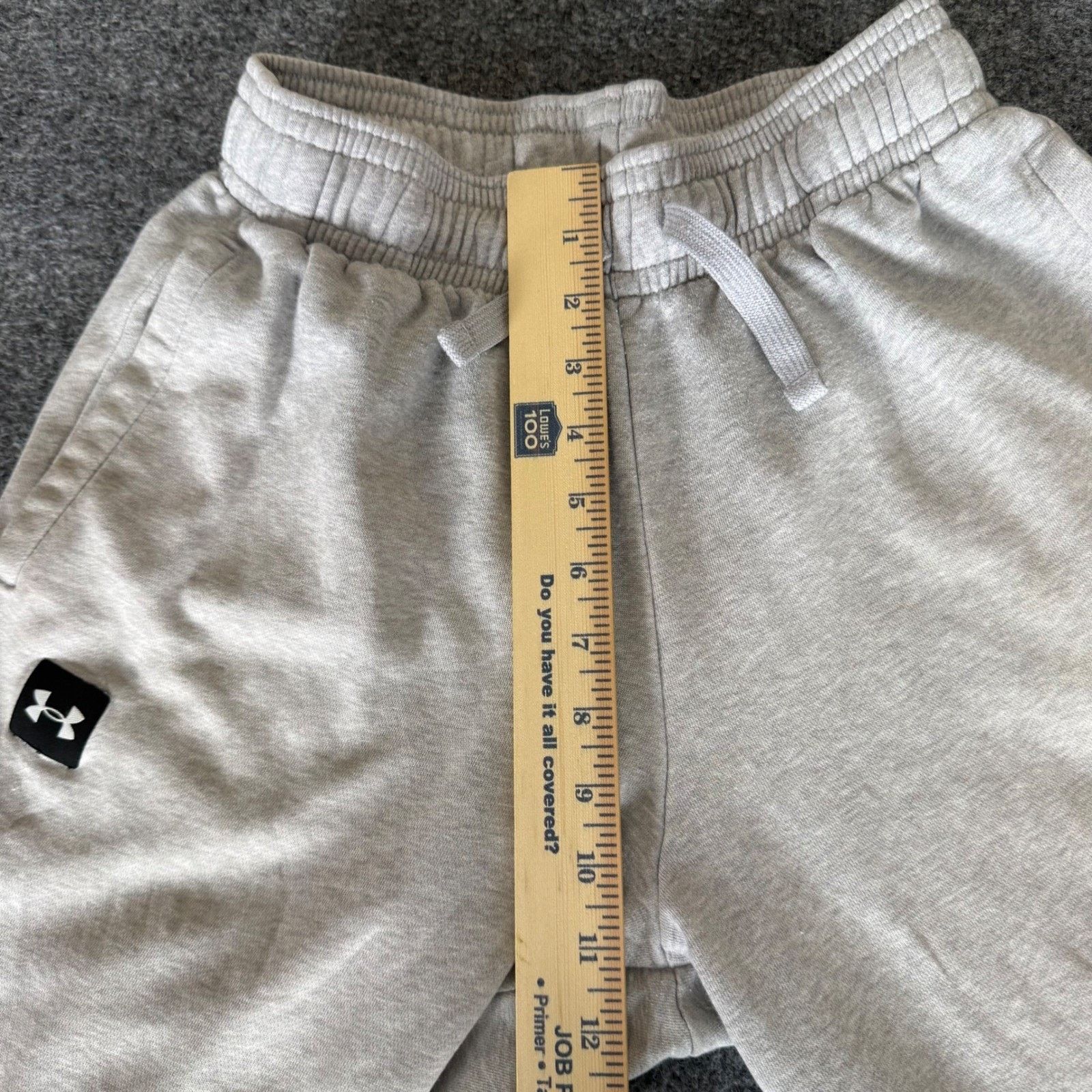 Under Armour Under Armour Mens Small Gray Jogger Sweatpants Loose Fit Size US 26 / EU 42 - 7 Thumbnail