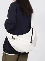 Japanese Brand Fashion hip hop v-zip shoulder messenger bag belt bag Size ONE SIZE - 2 Thumbnail