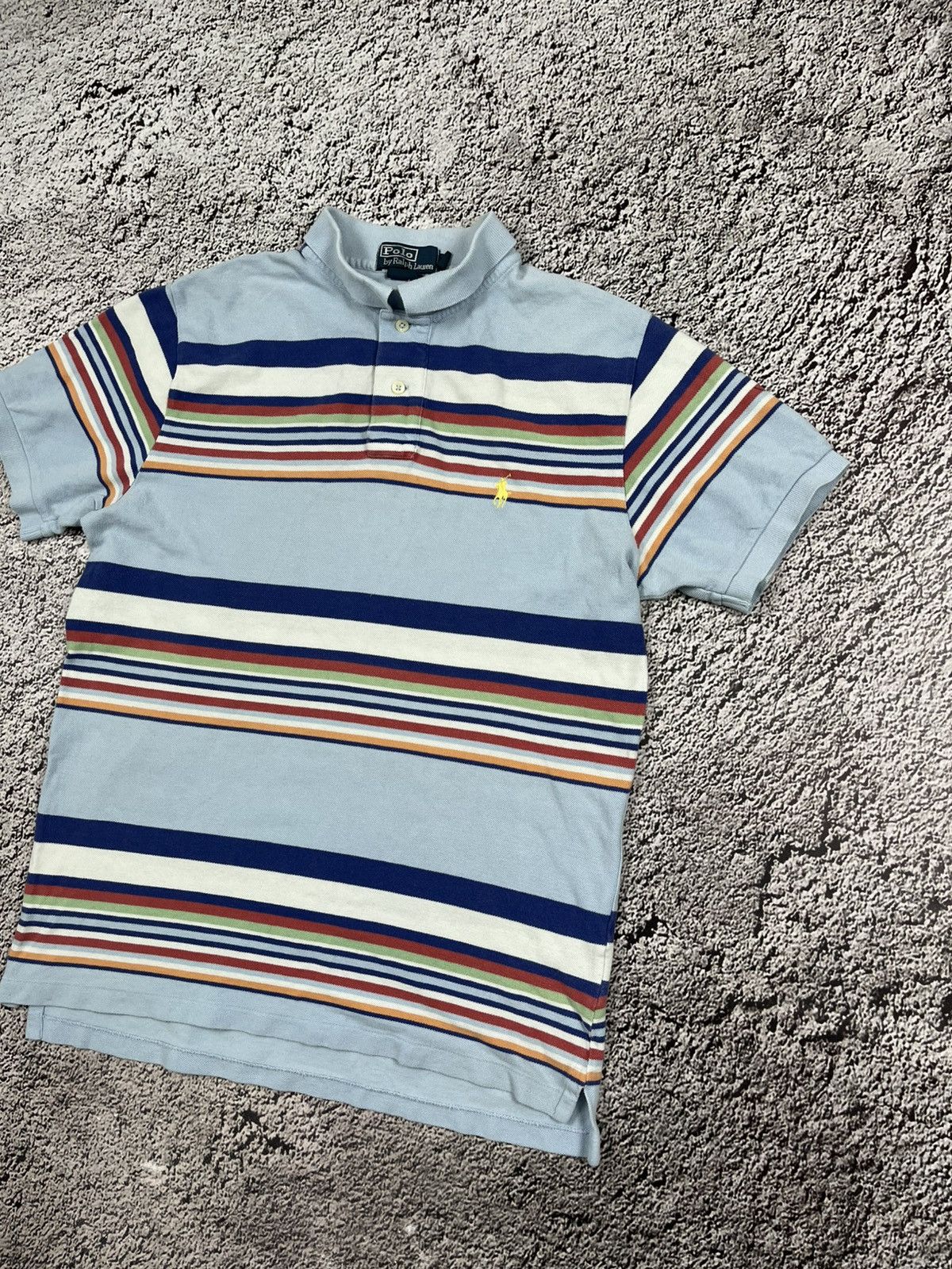 Vintage Vintage Polo Ralph Lauren POLO Ralph Lauren Stripe Tees Size US L / EU 52-54 / 3 - 3 Thumbnail