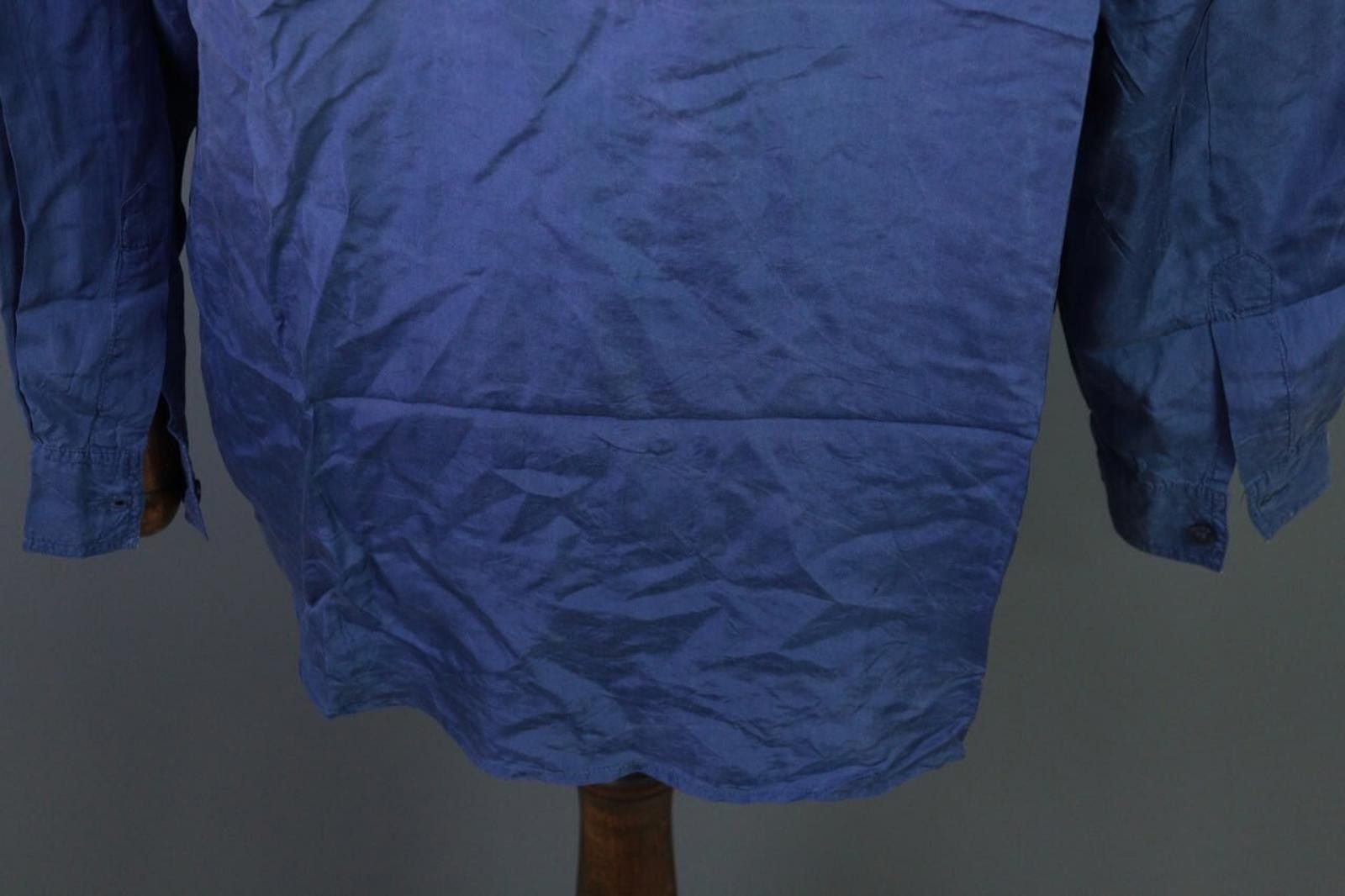 Valentino Valentino Silk Blue Button Up Pockets Overshirt Shirt Size S Size US S / EU 44-46 / 1 - 10 Thumbnail
