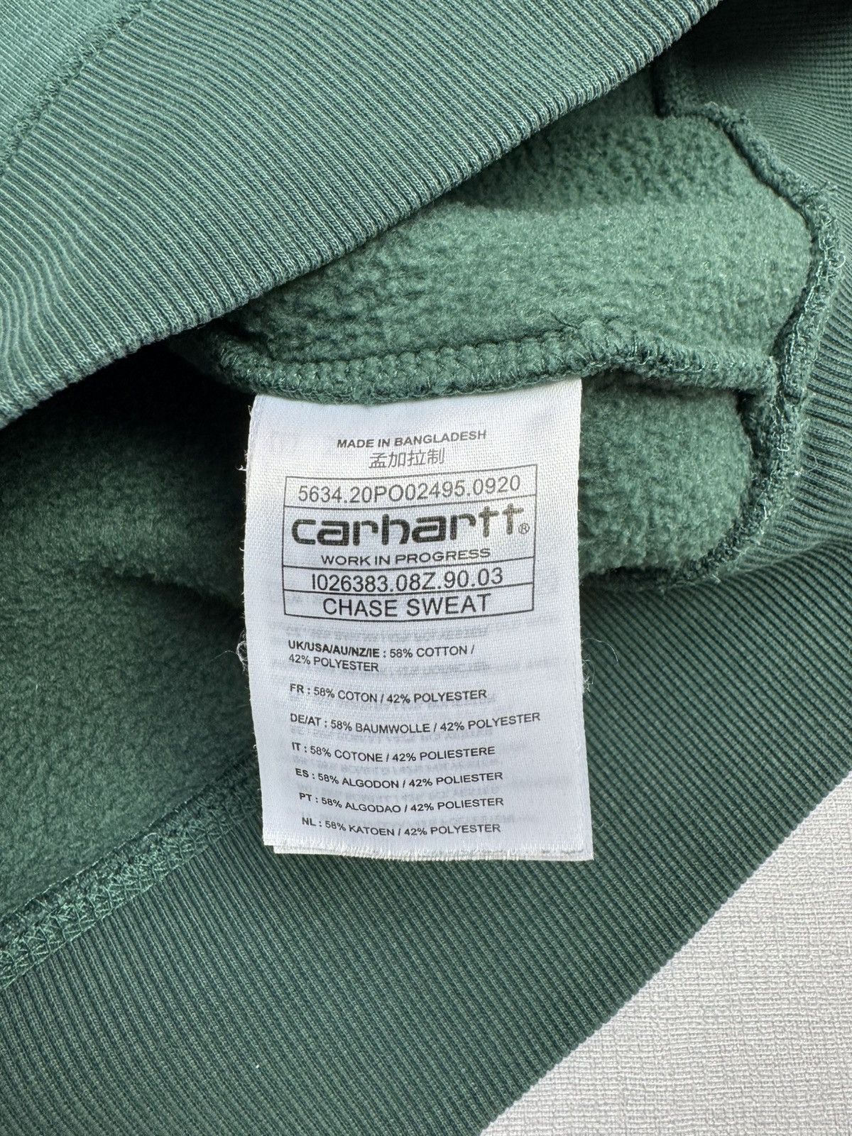 Carhartt × Vintage Men’s Carhartt WIP Chase Sweatshirt size M Size US M / EU 48-50 / 2 - 5 Thumbnail