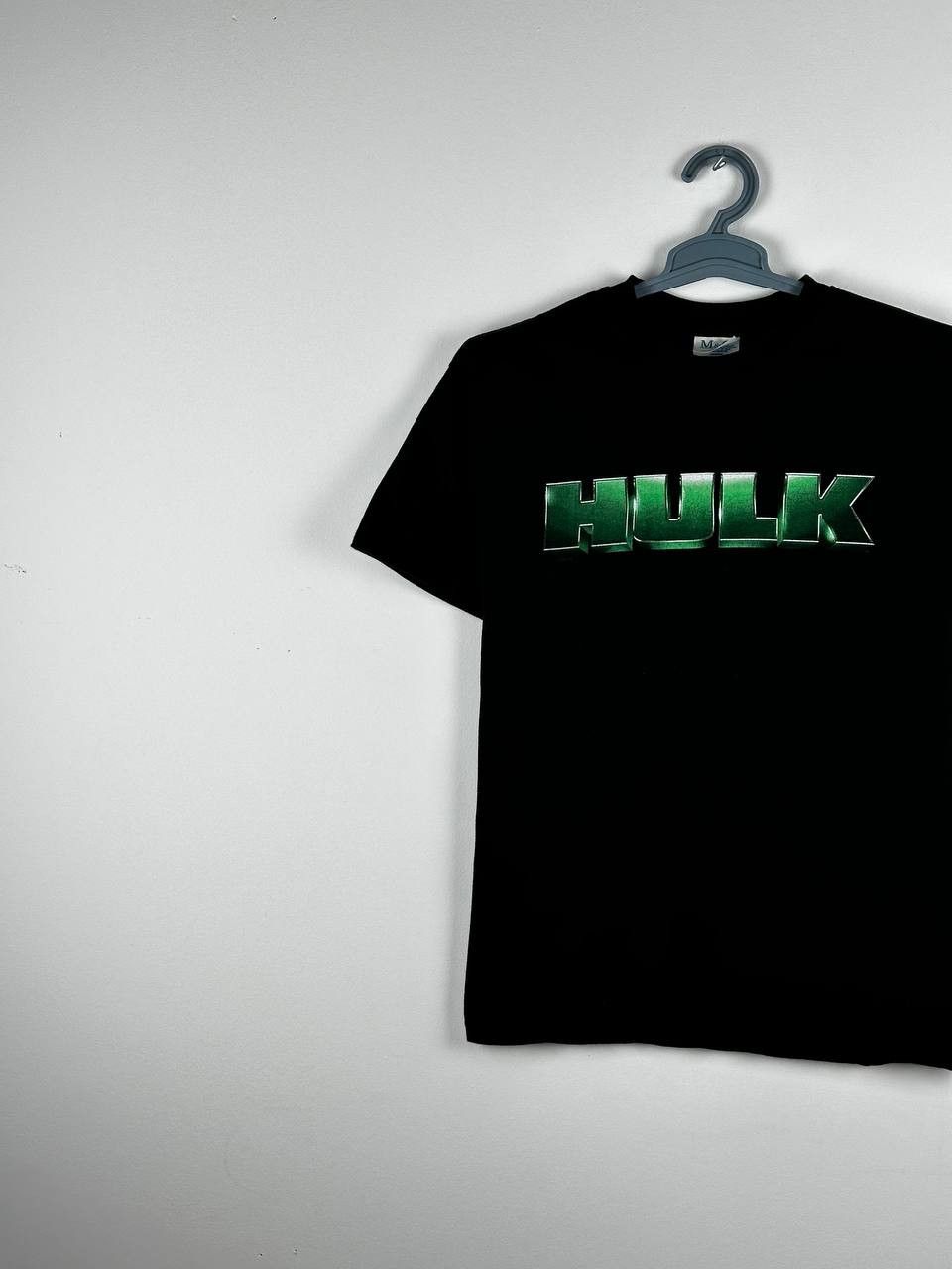 Marvel Comics × Vintage 2003 Hulk Movie Promo Black T Shirt Size US M / EU 48-50 / 2 - 2 Thumbnail