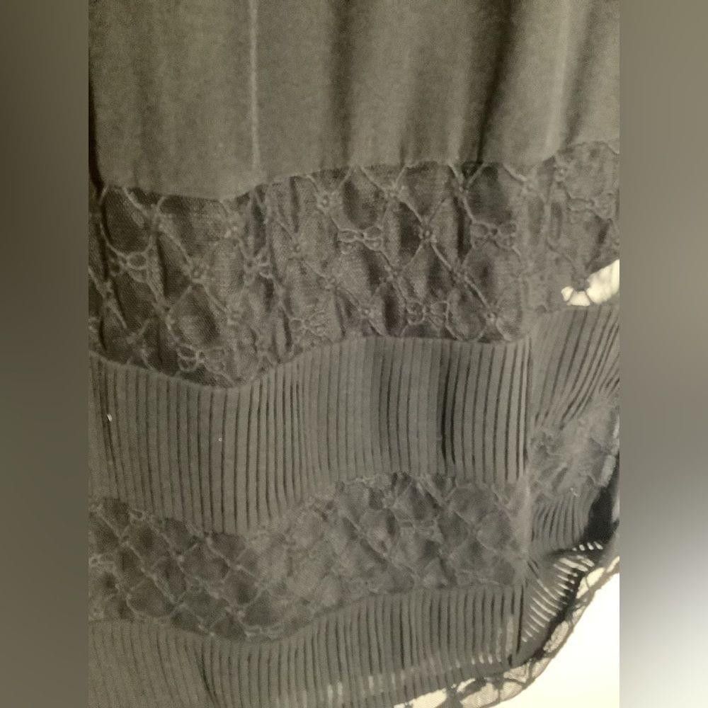 Maje Maje black lace top size 1 silk and cotton XS-S Size S / US 4 / IT 40 - 7 Thumbnail