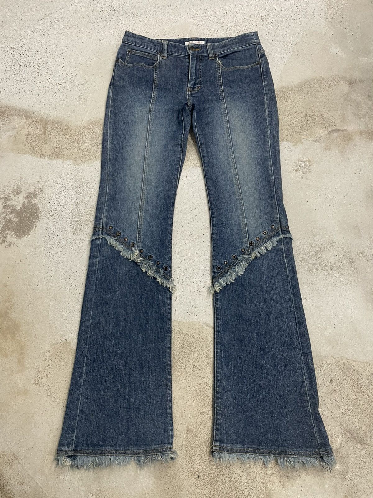 Hysteric Glamour Elle Planette Flare Stud Thread Asymmetrical Cut Design Size 26" / US 2 / IT 38 - 3 Thumbnail