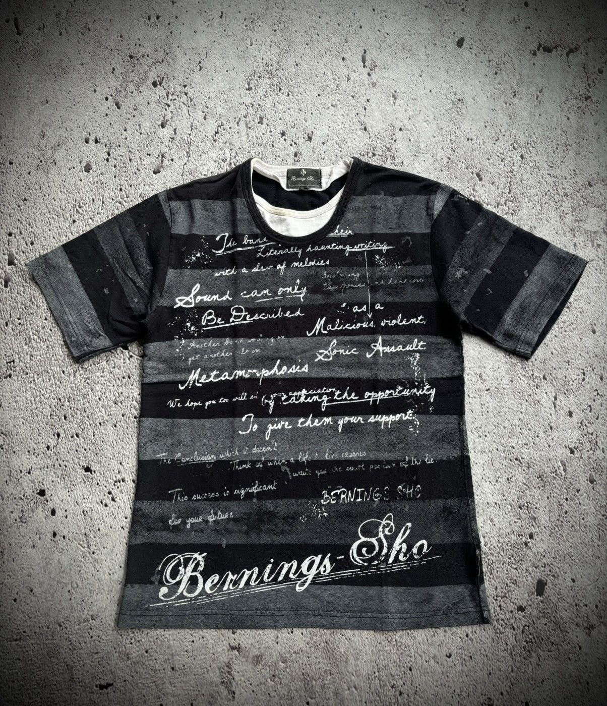 Hysteric Glamour Y2k Double layer berning sho stripe ifsix punk style Tshirt Size US L / EU 52-54 / 3 - 1 Thumbnail