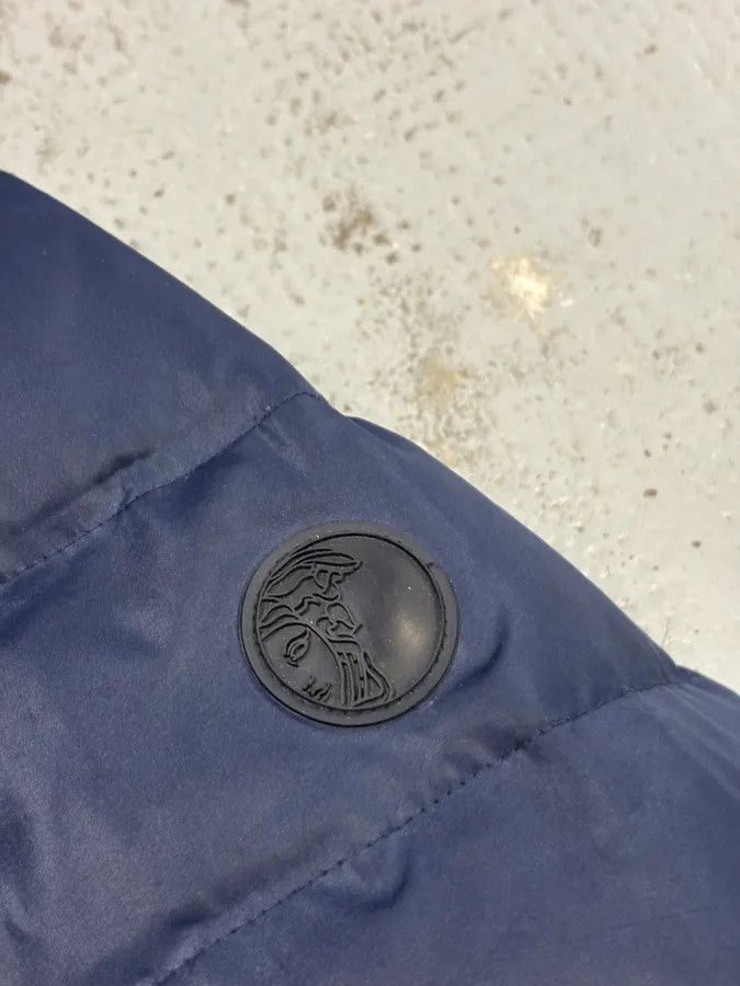 Versace Versace Navy Quilted Nylon Asymmetrical Puffer Jacket Size US S / EU 44-46 / 1 - 11 Thumbnail
