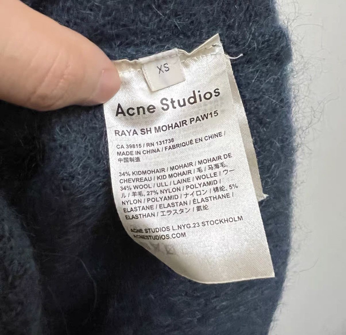 Acne Studios Acne Studios Wool Mohair Long Cardigan J42 Size US XS / EU 42 / 0 - 4 Thumbnail