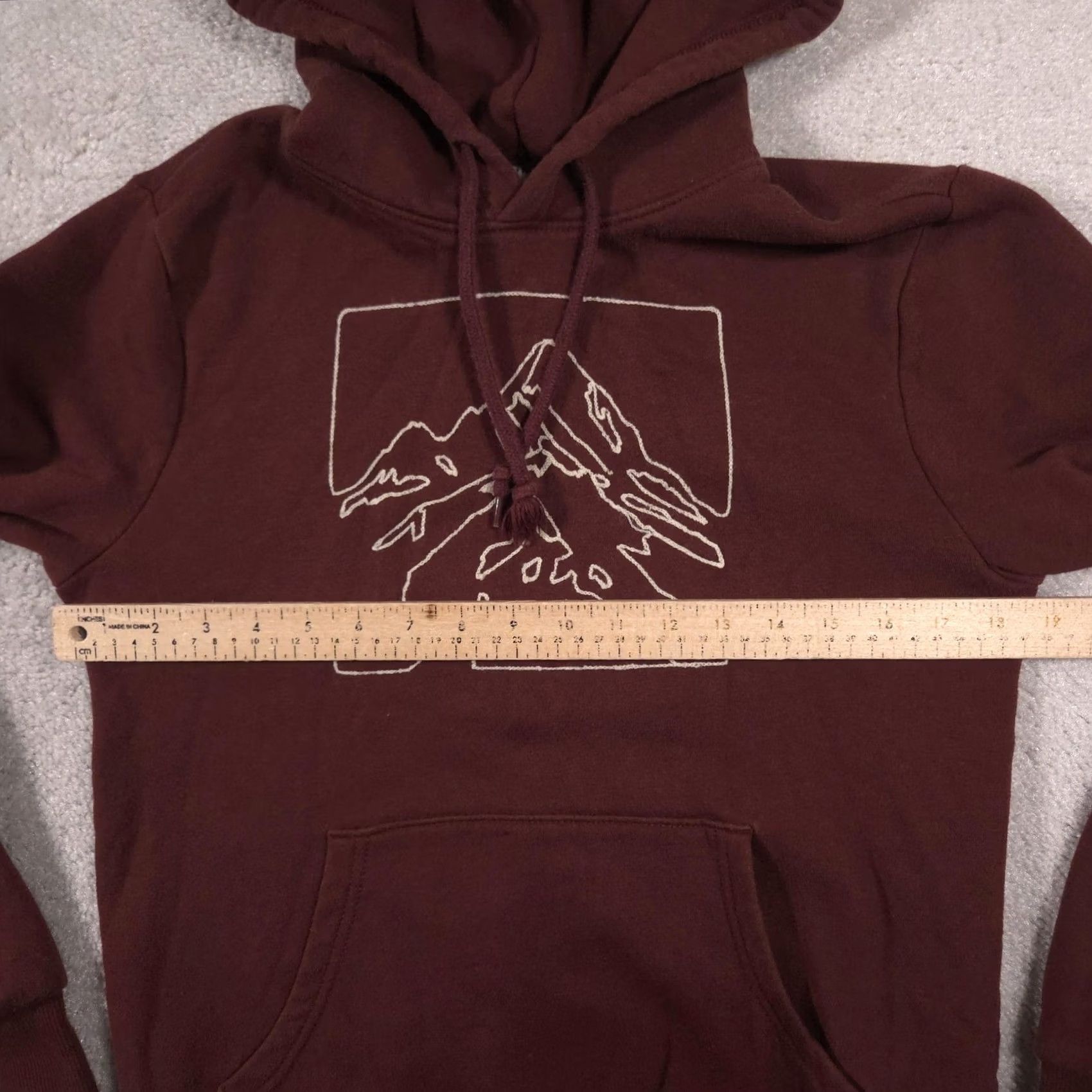 Old Navy Old Navy Hoodie Womens XS Pullover Fleece Sweatshirt Mountain Graphic Outdoor Size XS / US 0-2 / IT 36-38 - 7 Thumbnail