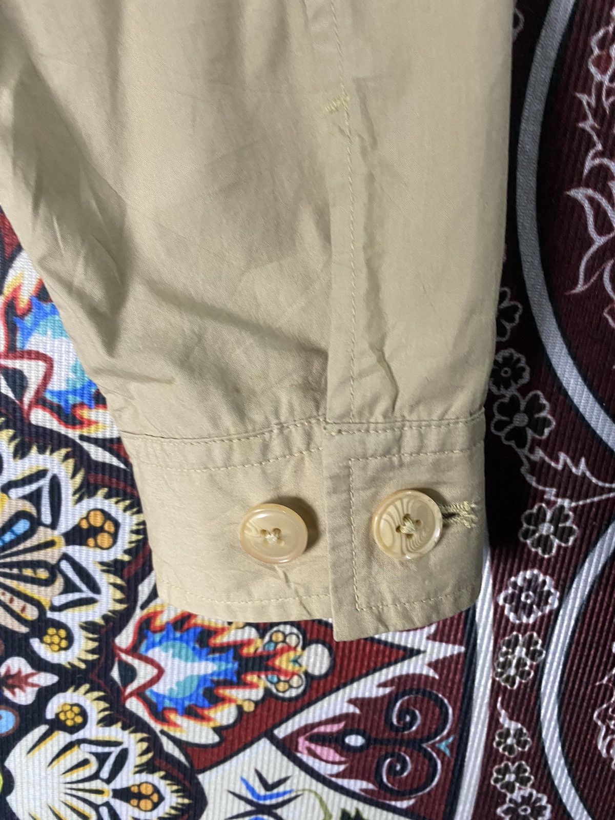 Japanese Brand × Kansai Yamamoto Kansai Yamamoto Beige Zipper Jacket Size US M / EU 48-50 / 2 - 8 Thumbnail