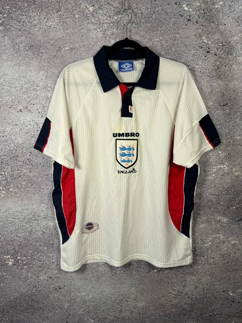 Vintage 90's England National Team 1998 Fan Soccer Jersey XL Size US XL / EU 56 / 4 - 1 Thumbnail