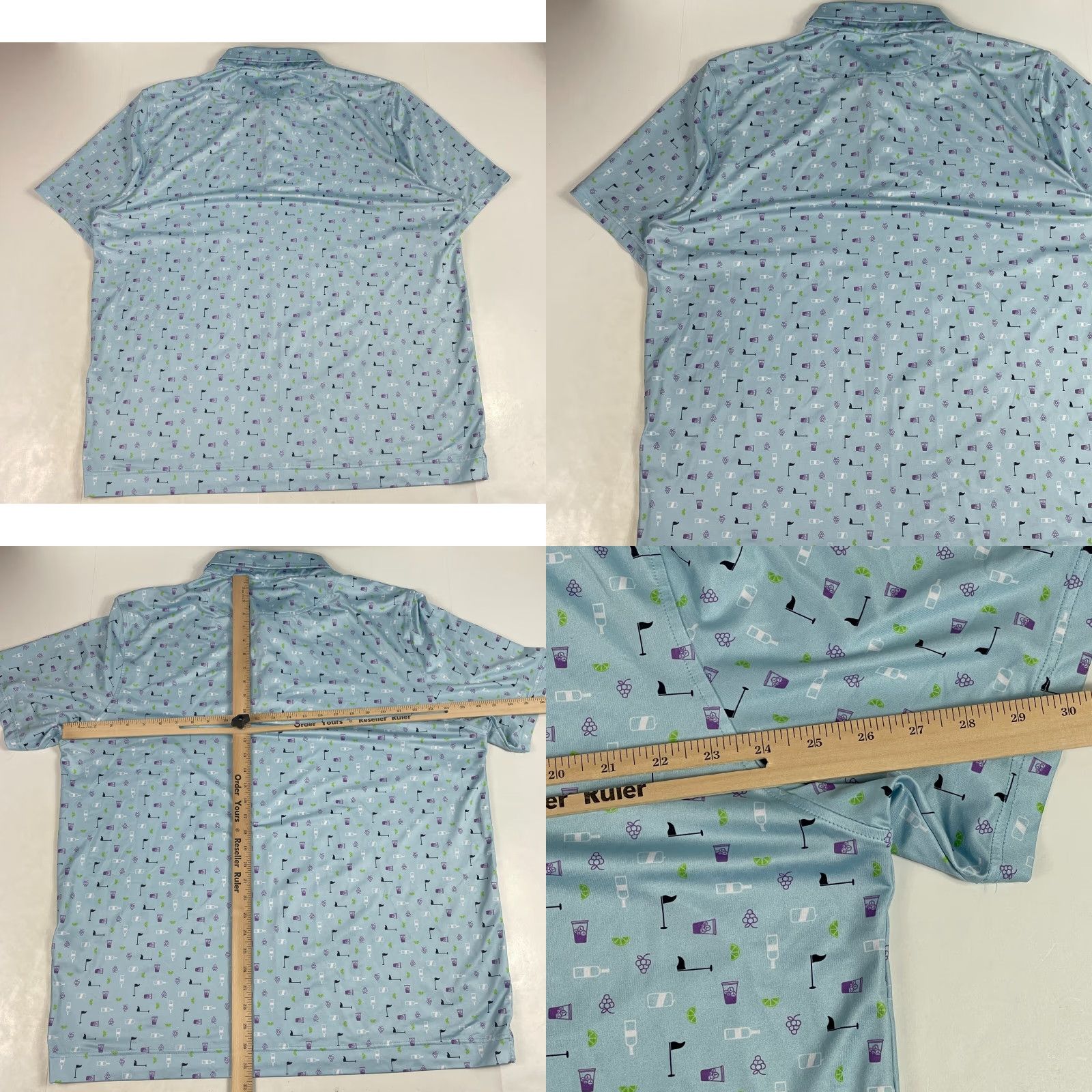 Vintage Deolax Polo Shirt Mens 2XL XXL Blue Short Sleeve Golf Golfing Size US XXL / EU 58 / 5 - 8 Thumbnail