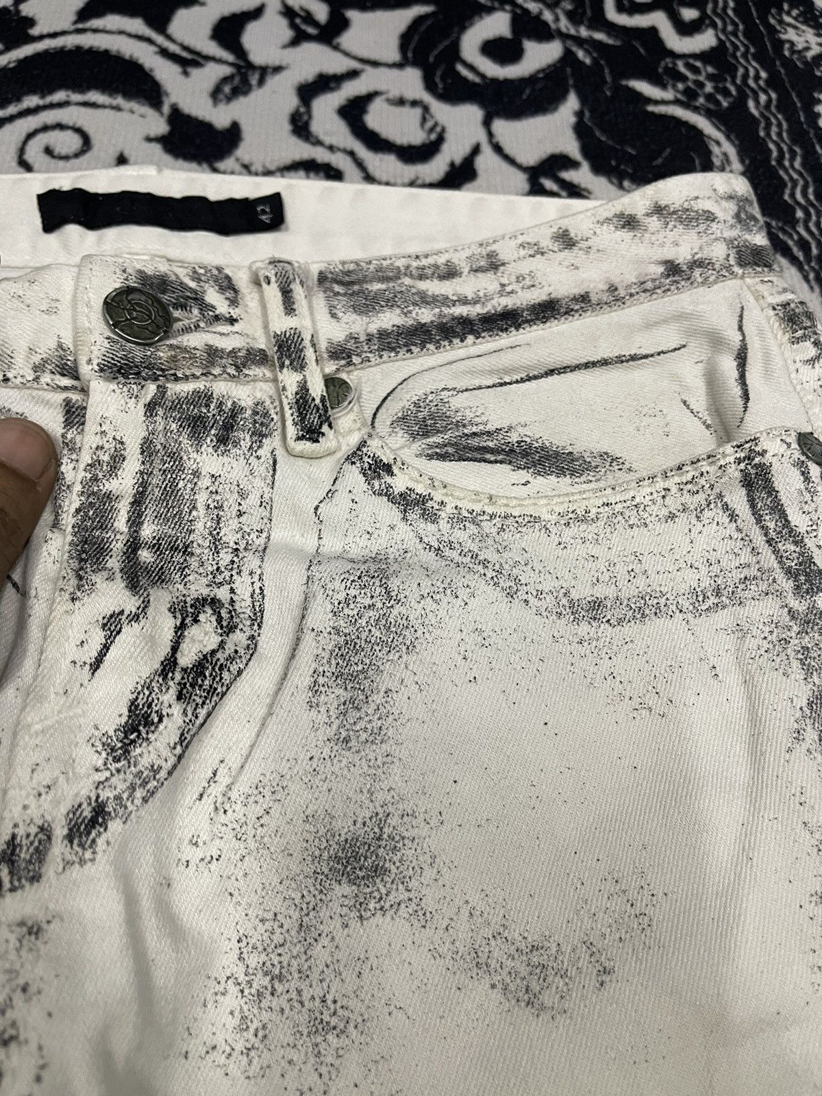 GOSTAR DE FUGA VINTAGE GOSTAR DE FUGA WASHABLE RARE DESIGN JEANS Size US 29 - 9 Thumbnail