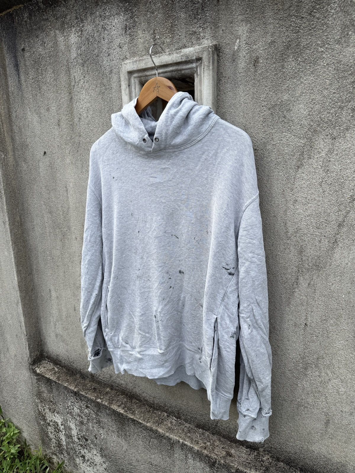 Lemaire × Uniqlo Uniqlo Hoodie Distressed Inspired by If Six Was Nine Size US L / EU 52-54 / 3 - 3 Thumbnail