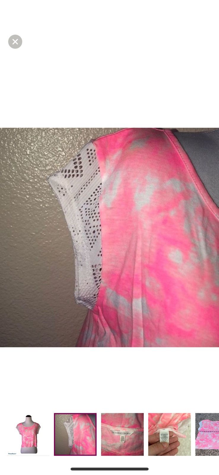 Victoria's Secret Victoria’s Secret XS tie dye crop top Size XS / US 0-2 / IT 36-38 - 2 Thumbnail