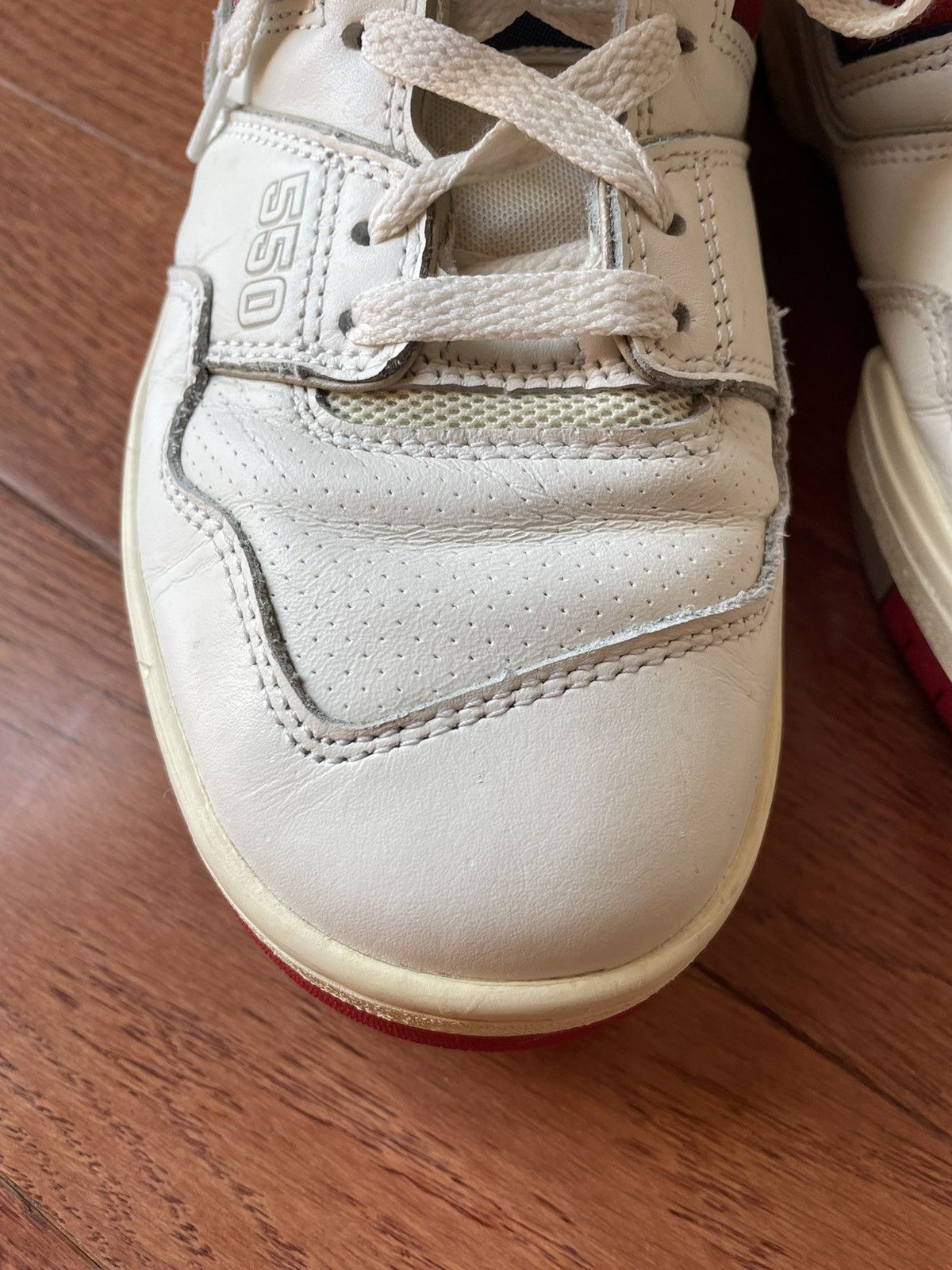 Aime Leon Dore × New Balance New Balance x Aime Leon Dore ALD 550 White Navy Red Size 10 Size US 10 / EU 43 - 11 Thumbnail