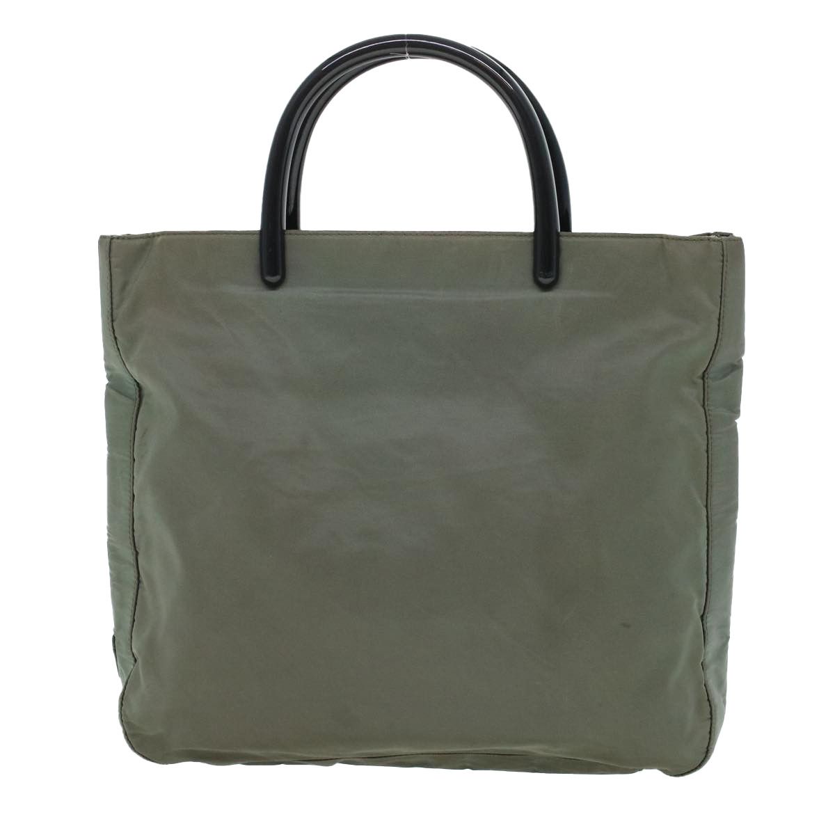 Prada Grey Synthetic Handbag (Pre-Owned) Size ONE SIZE - 1 Thumbnail