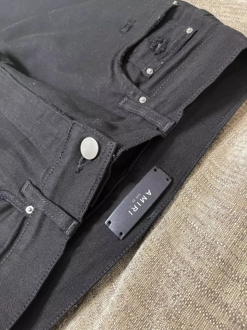Amiri Amiri Black Basic Jeans Size US 29 - 2 Thumbnail