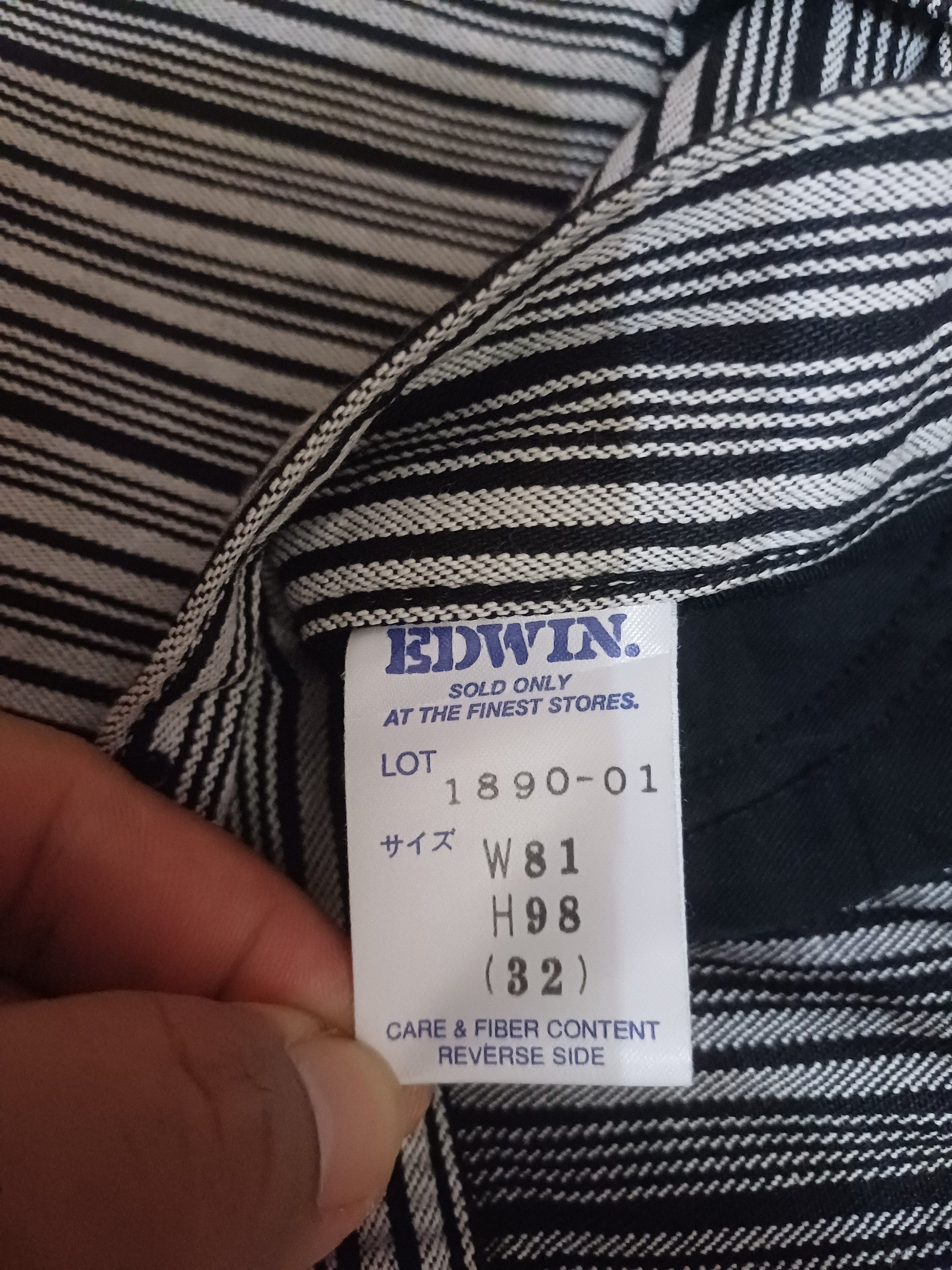 Edwin Crazy 70/80s vintage flared & design by Edwin 🔥🔥 Size US 32 / EU 48 - 7 Thumbnail