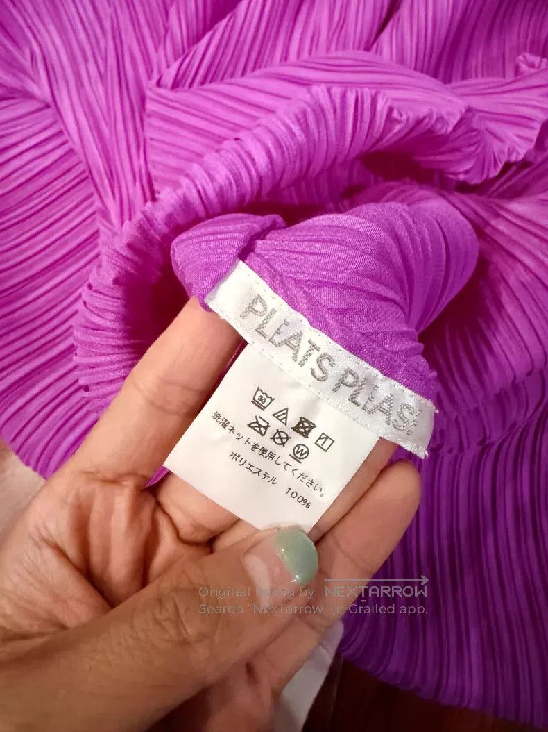Issey Miyake Issey Miyake Purple Dress Size M / US 6-8 / IT 42-44 - 2 Thumbnail