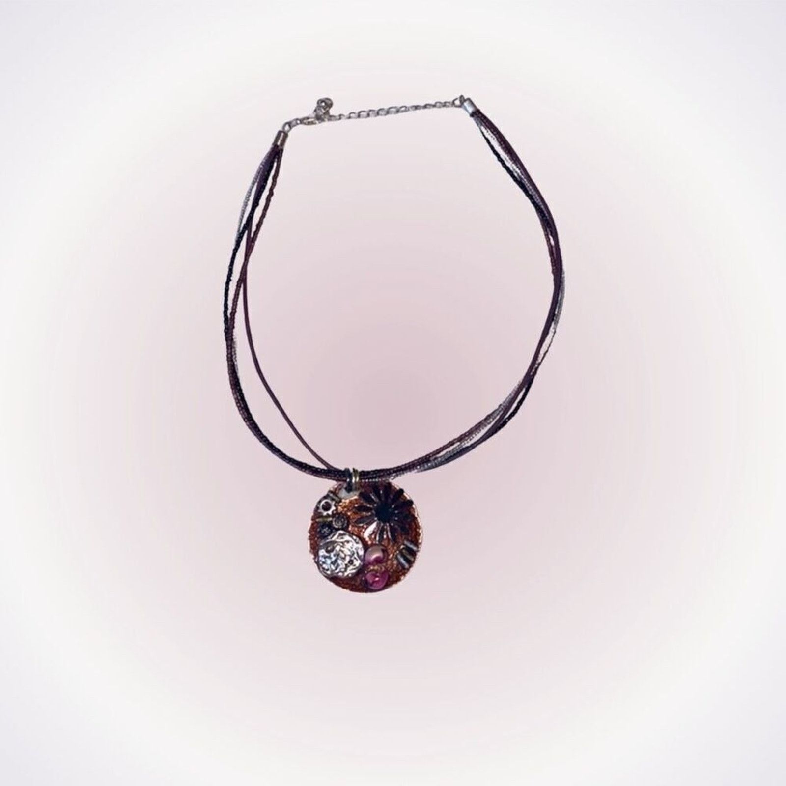 Other Sea Resin Statement Necklace with Shell and Details | Sz OS Size ONE SIZE - 1 Thumbnail