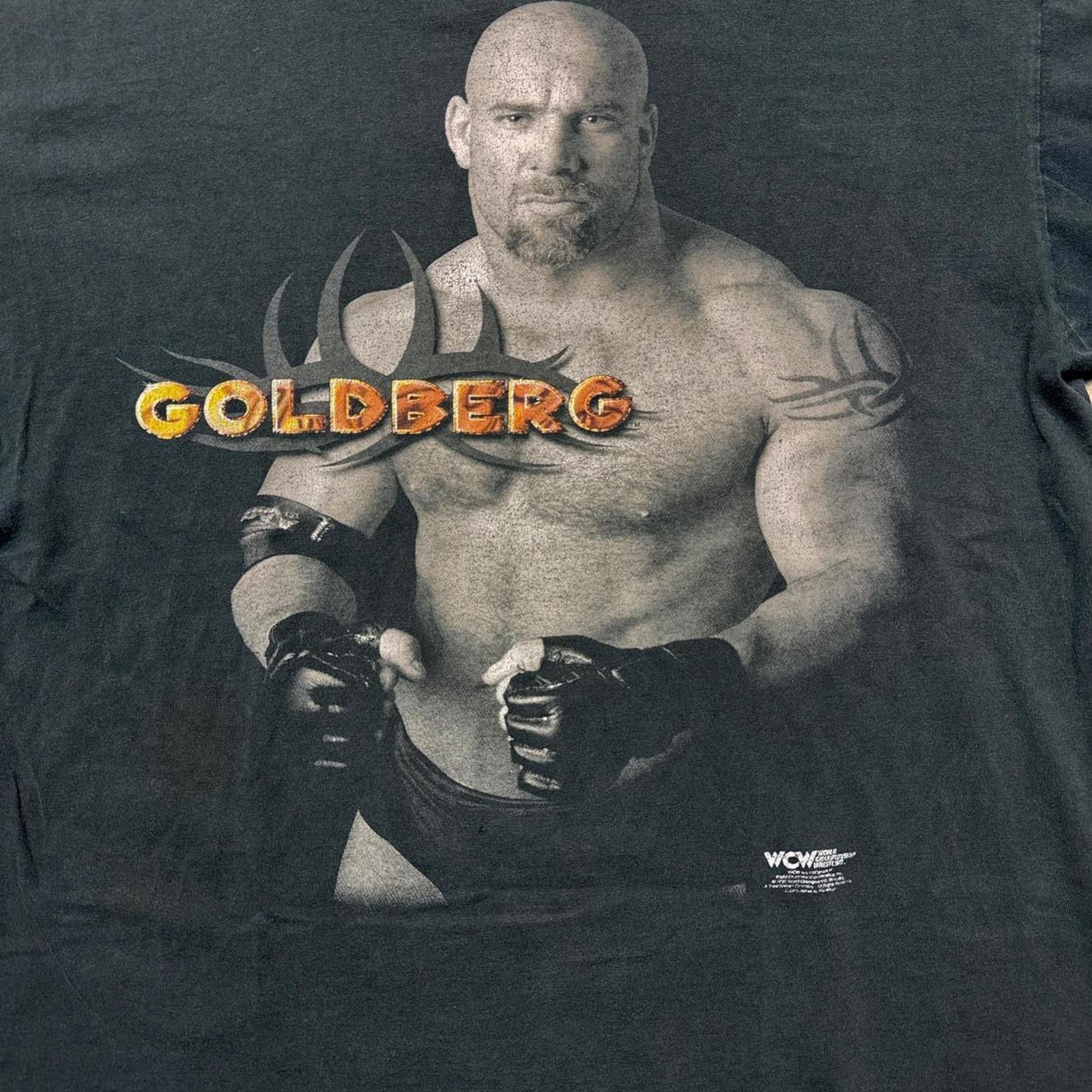Other WWF Goldberg Vintage 90's 1998 Wrestling Graphic T-Shirt Size US XL / EU 56 / 4 - 3 Thumbnail