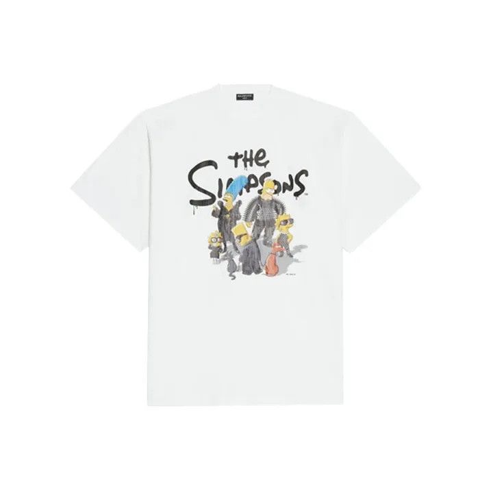 Balenciaga Balenciaga FW21 Printed Short Sleeve T-Shirt Size US M / EU 48-50 / 2 - 1 Thumbnail