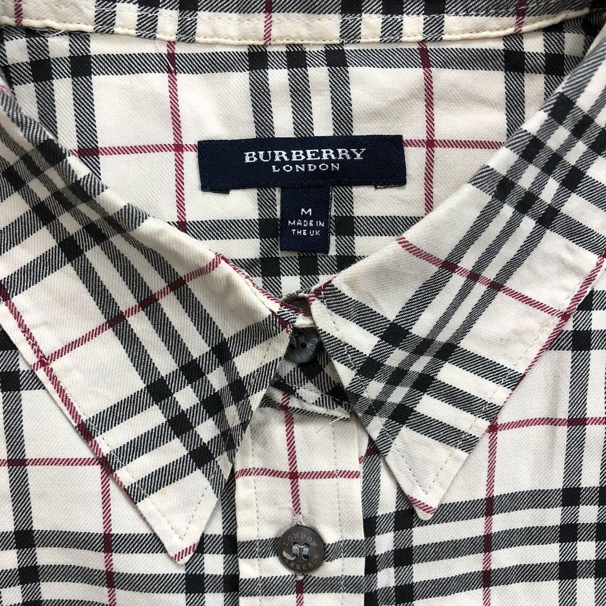 Burberry × Japanese Brand × Vintage Burberry London Nova Check Button Shirt Women Size M / US 6-8 / IT 42-44 - 4 Thumbnail
