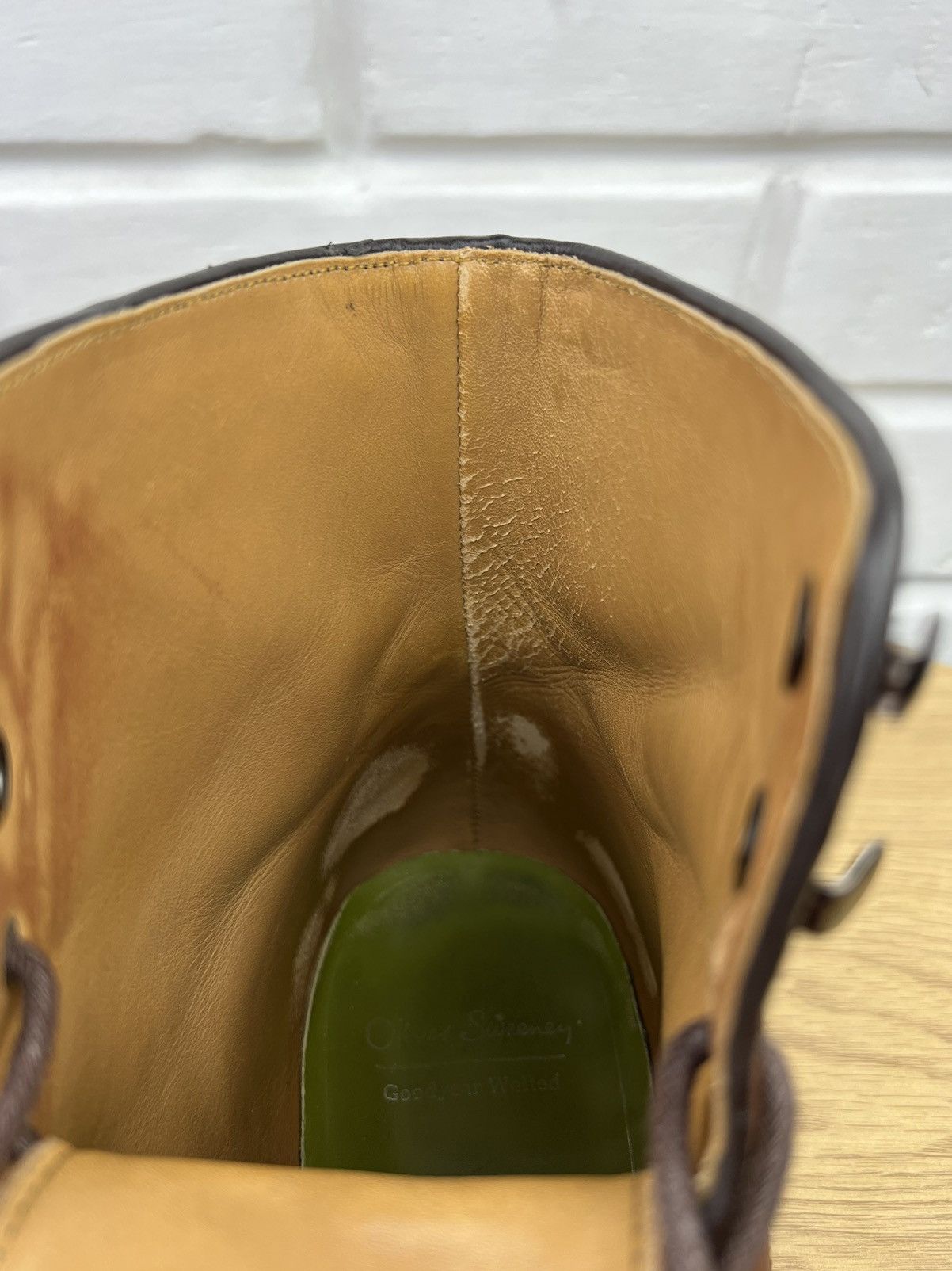 Oliver Sweeney Oliver Sweeney Brogue Boots Leather Shoes Liscolman Dark Tan Size US 10.5 / EU 43-44 - 18 Thumbnail