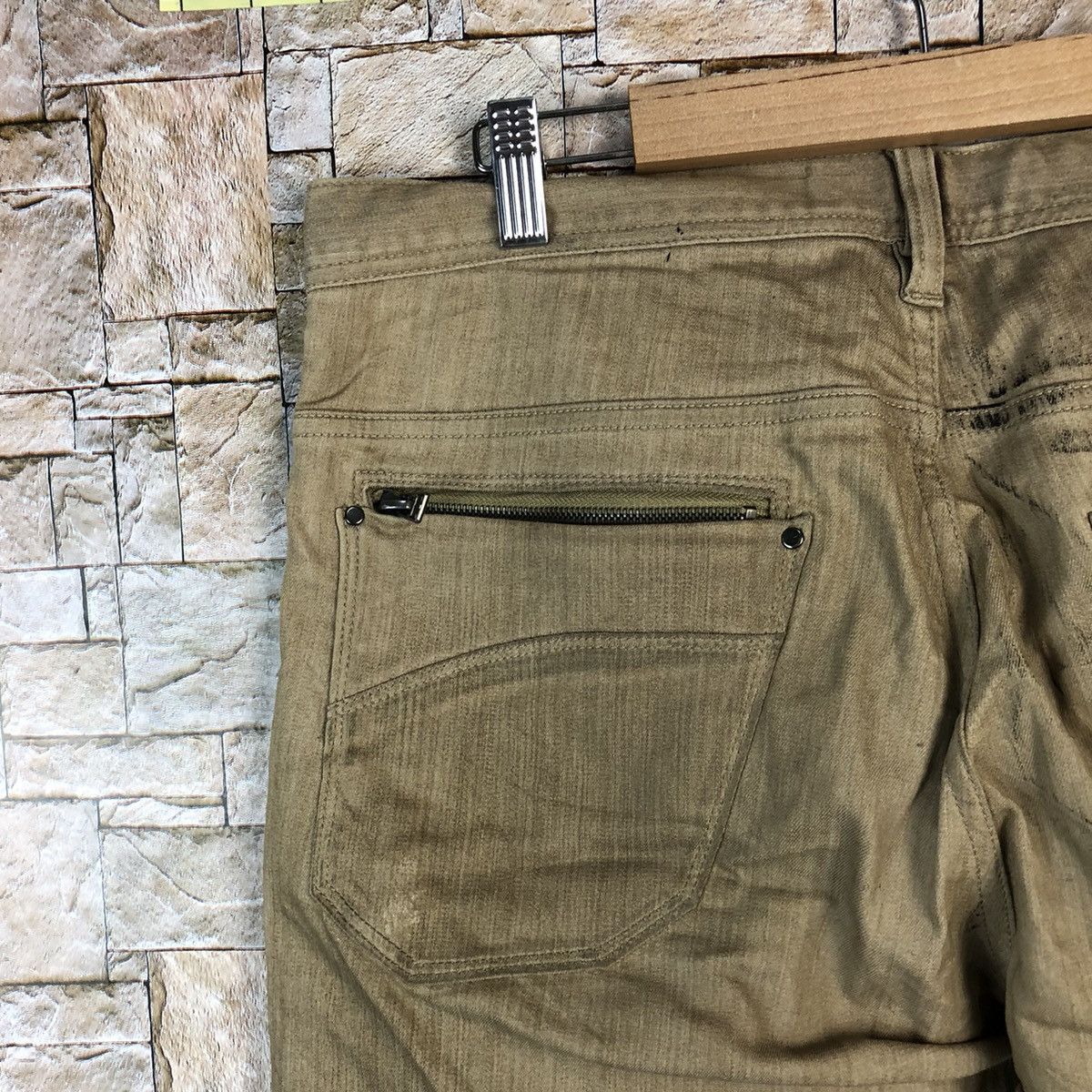 Japanese Brand Back Number Brown Cargo Multipocket Pants #A1155 Size US 32 / EU 48 - 15 Thumbnail