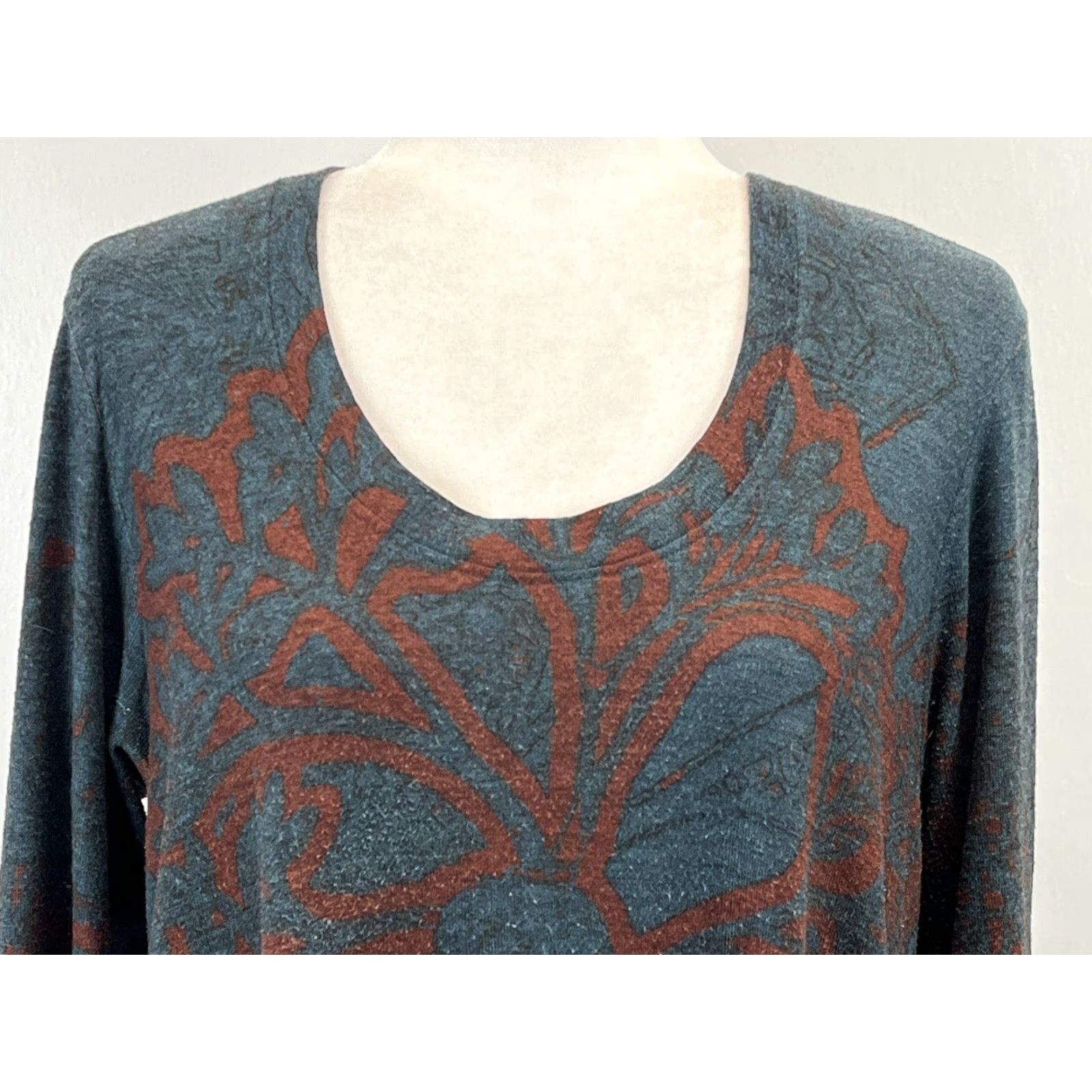 Soft Surroundings Soft Surroundings Renaissance asymmetrical hem long sleeve Tunic Top Sz Medium Size M / US 6-8 / IT 42-44 - 5 Thumbnail