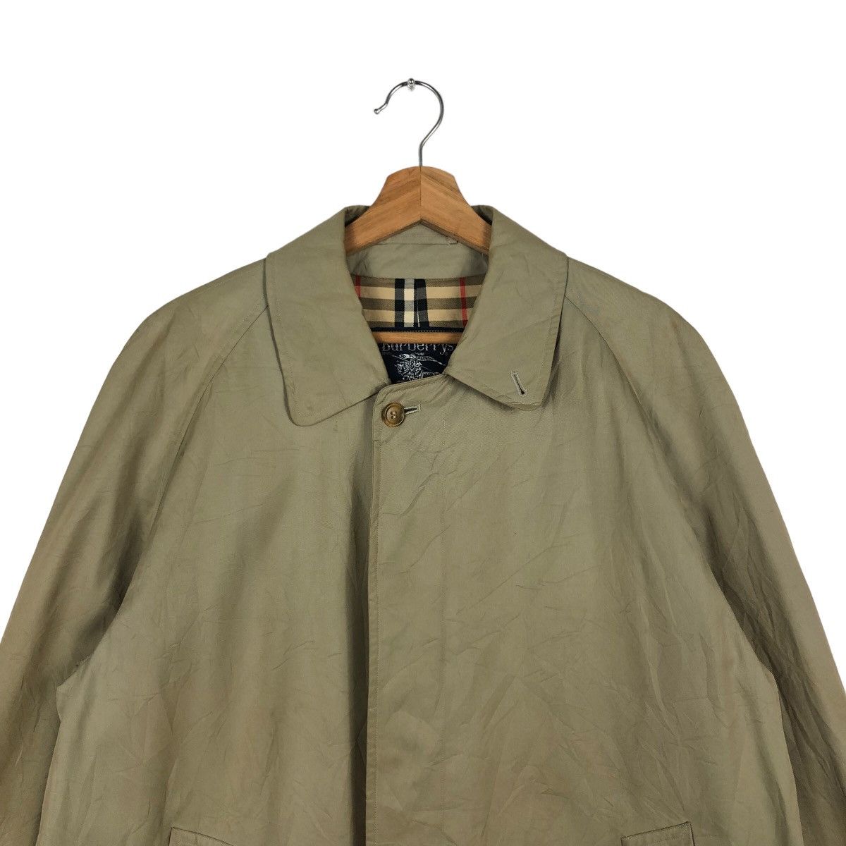 Burberry 🔥90’s VINTAGE TRENCH COAT BURBERRYS NOVA CHECK Size US M / EU 48-50 / 2 - 3 Thumbnail