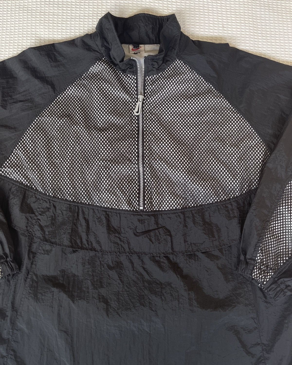 Nike Vintage❗️Nike❗️90s Center Logo Anorak Half Zip Light Jacket Size US L / EU 52-54 / 3 - 4 Thumbnail