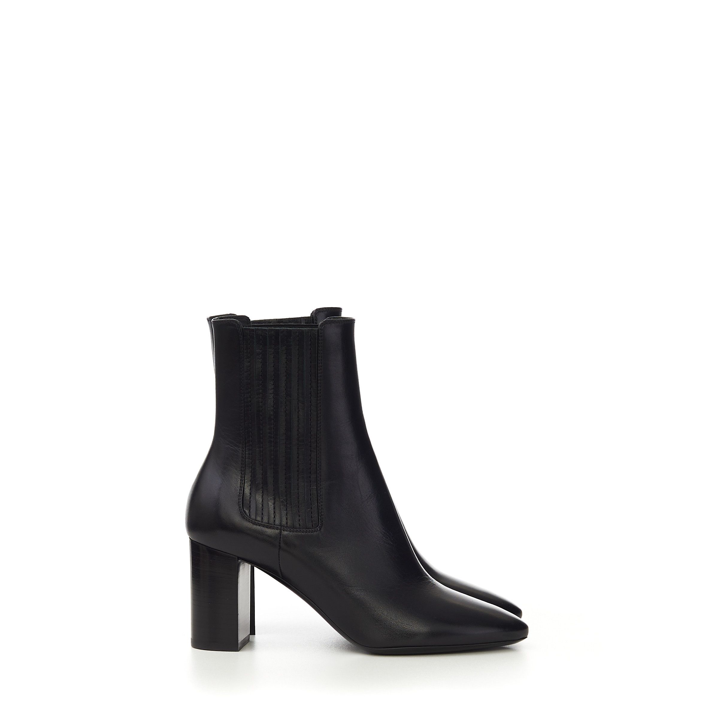 Saint Laurent Paris LOU Chelsea Boots In Black Leather Size US 5 / IT 35 - 8 Thumbnail